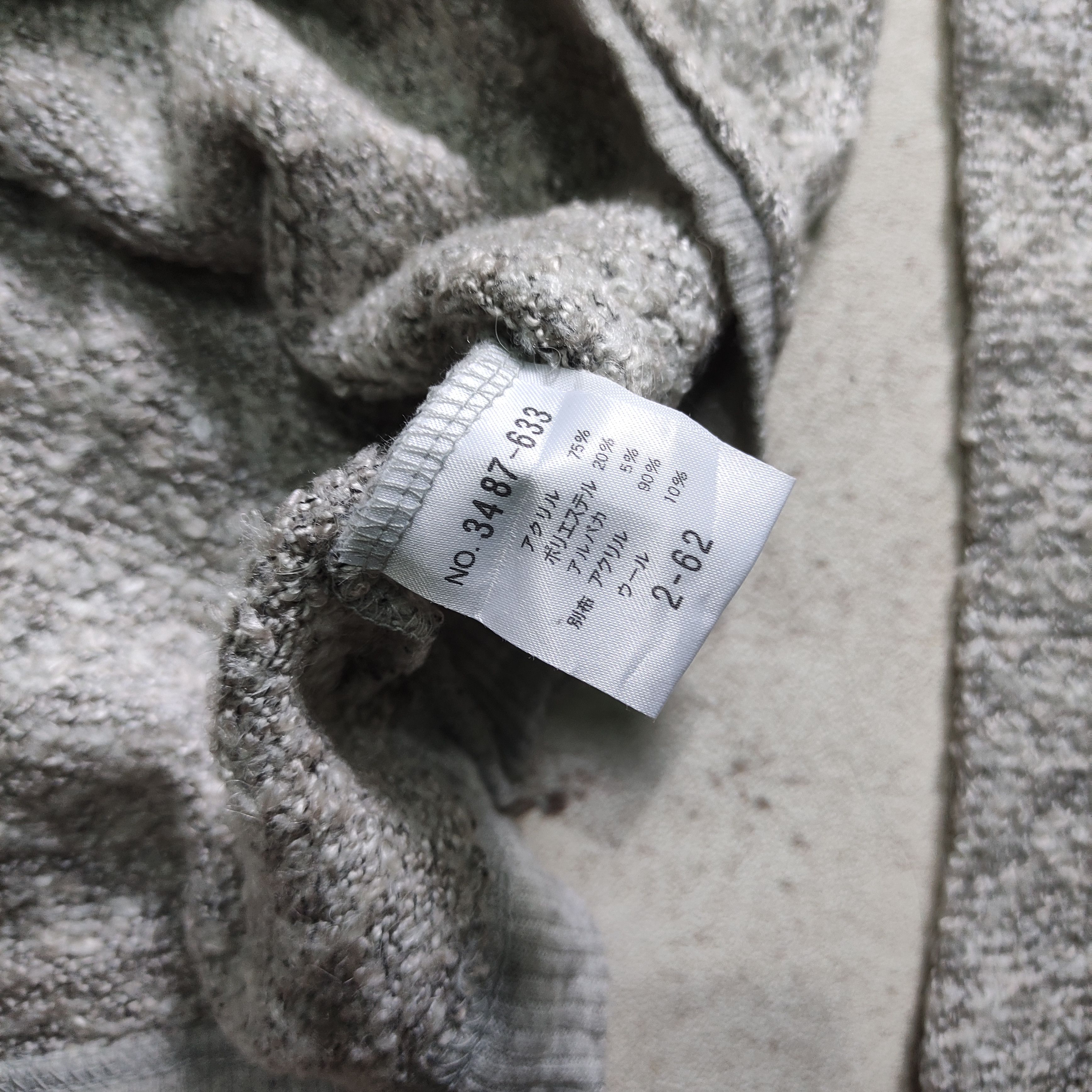 Schlussel Schlussel Knit Furry Sweater Japanese Brand Size US M / EU 48-50 / 2 - 5 Thumbnail