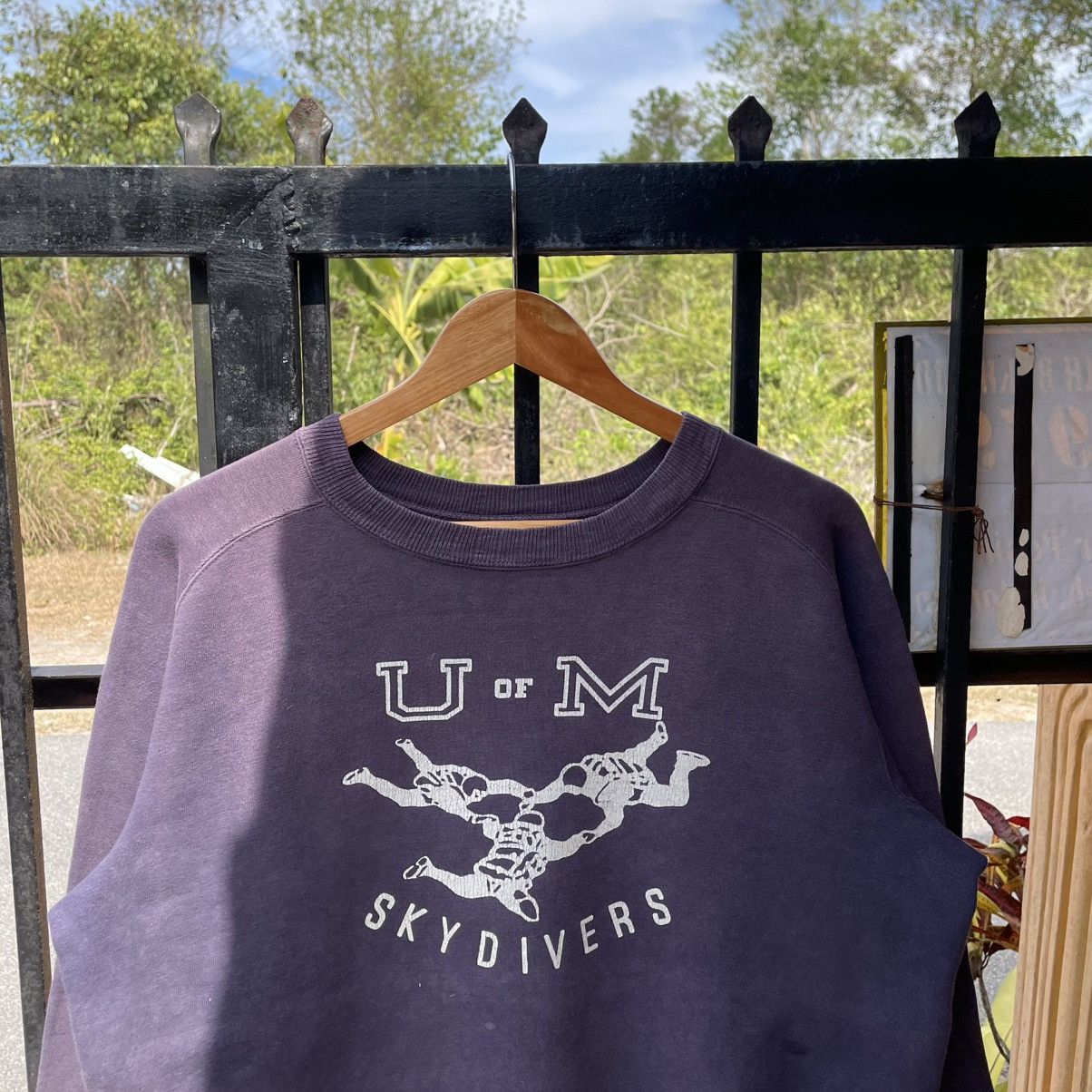 Japanese Brand 🔥🇯🇵Dubbleworks Union Made Skydivers Graphic Sweatshirts Size US M / EU 48-50 / 2 - 4 Thumbnail