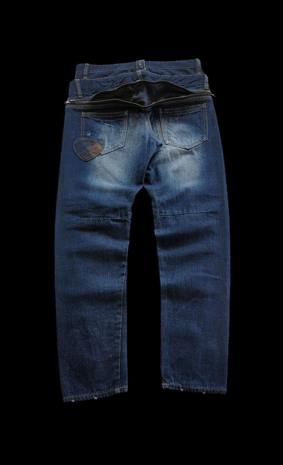 Beauty Beast Avantgarde Twisted Stitch Jeans Size US 32 / EU 48 - 1 Thumbnail
