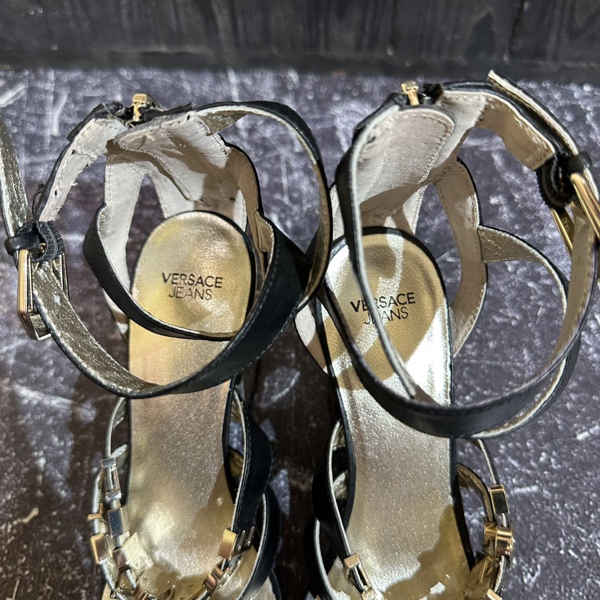 Versace Jeans Couture Versace Jeans Couture Leather Women’s Heels 37 Size Size US 7 / IT 37 - 14 Thumbnail
