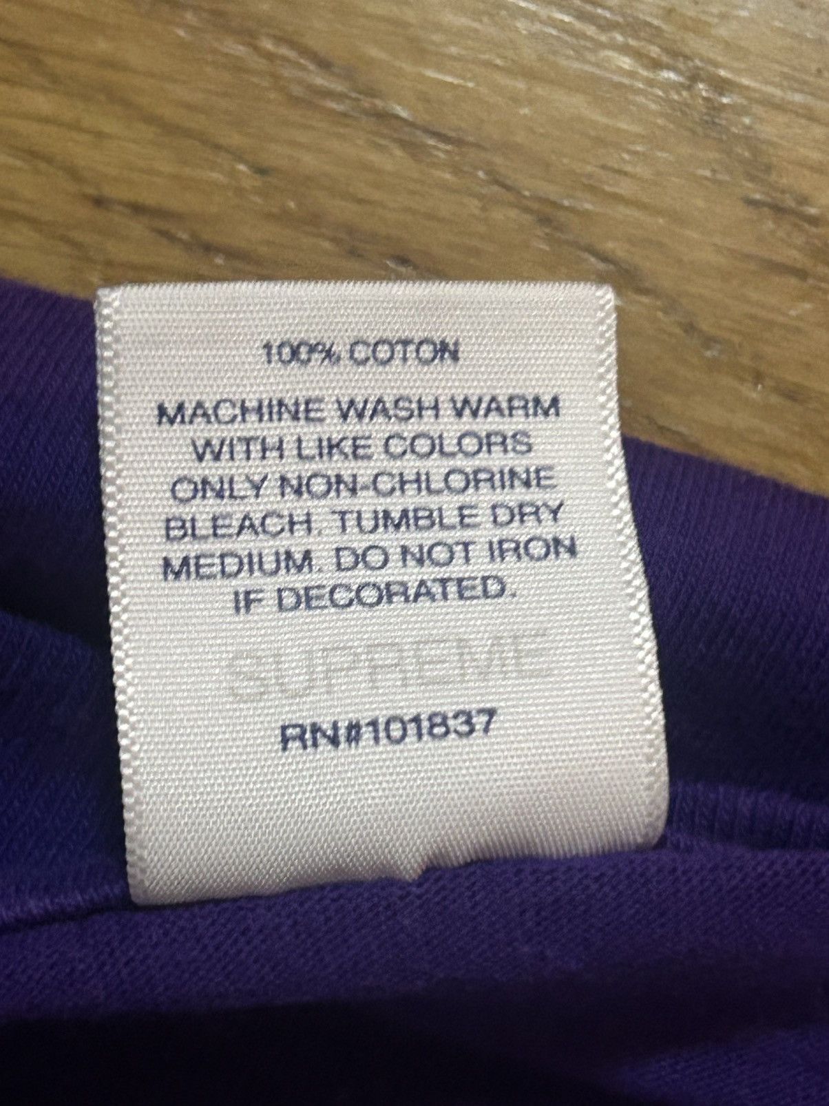 Supreme Supreme tee “No More Shit” 2020 fall/winter XL Size US XL / EU 56 / 4 - 6 Thumbnail