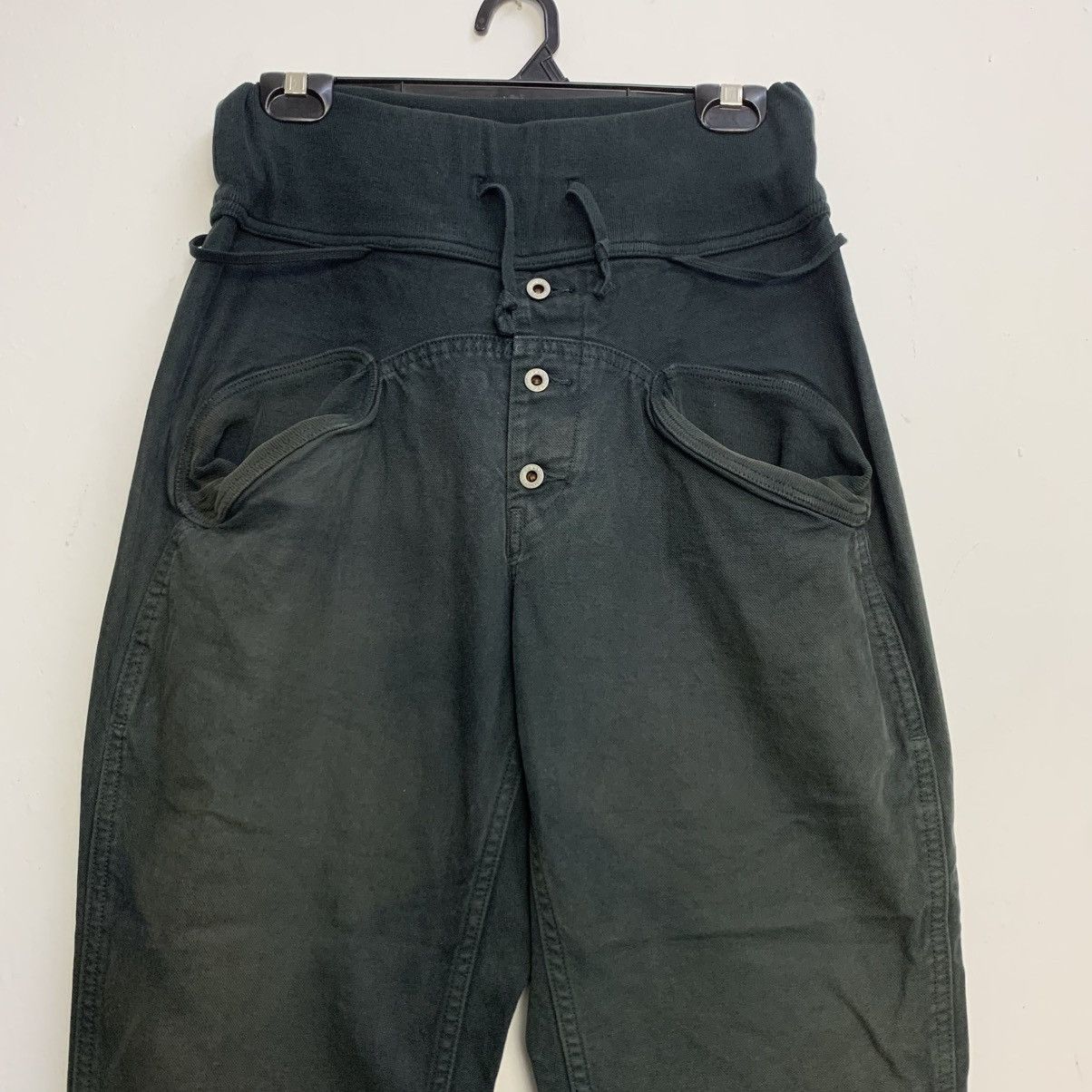 Kapital Kapital EK-169 Faded HighRise Tapered Hybrid Sweatpants jean Size US 29 - 3 Thumbnail
