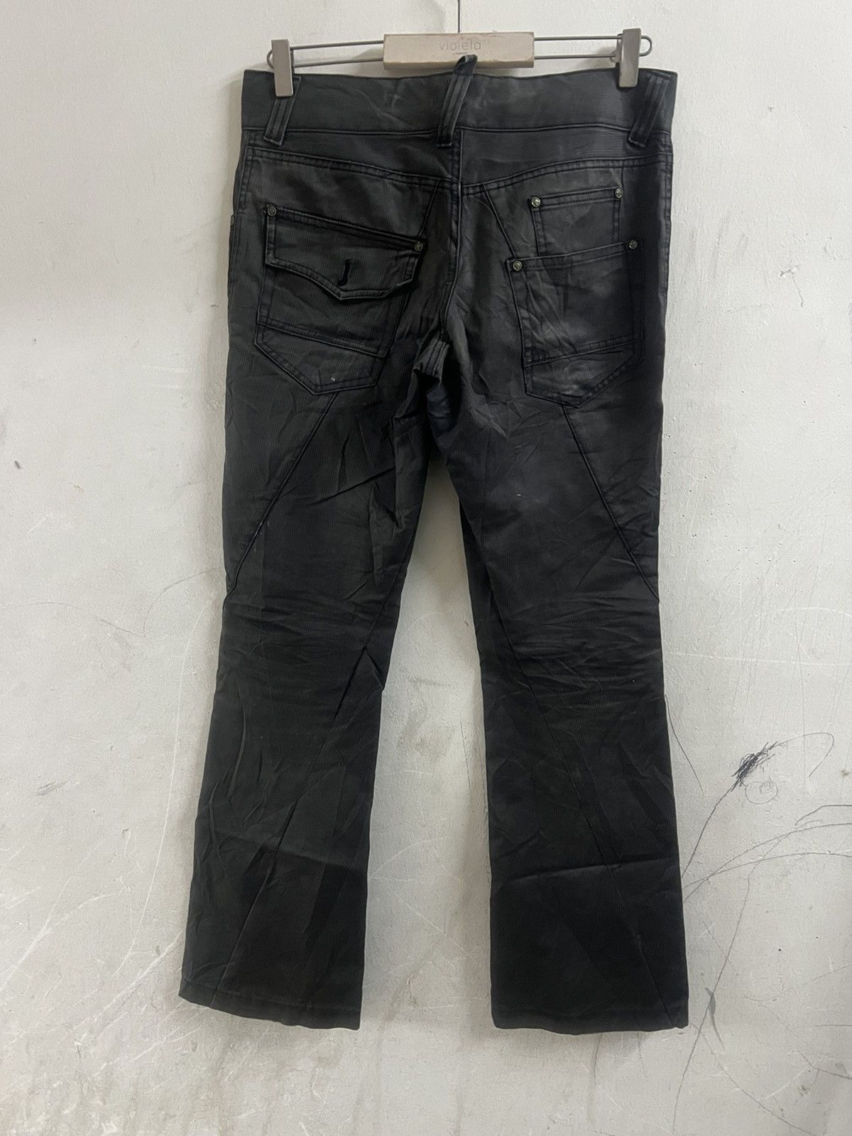 Designer × Japanese Brand BLACK FADED MK MICHEL KLIEN HOMME COTTON PANT Size US 32 / EU 48 - 11 Thumbnail