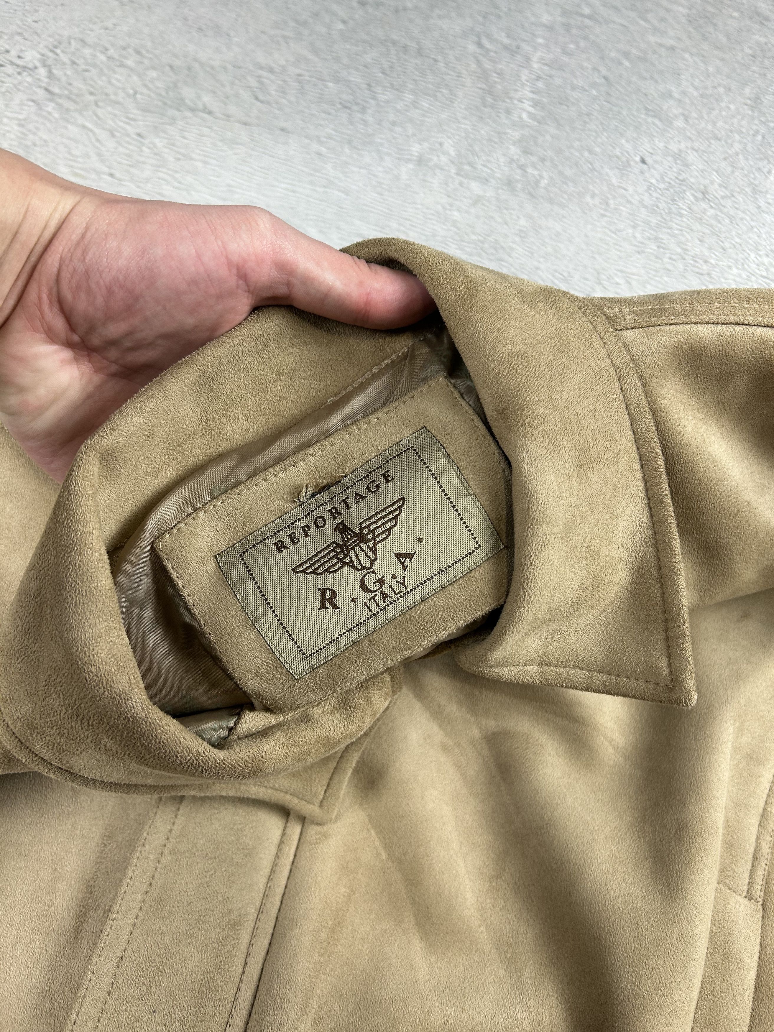 Vintage Vintage Reportage R.G.A Jacket Artificial Leather Oldmoney Size US L / EU 52-54 / 3 - 2 Thumbnail