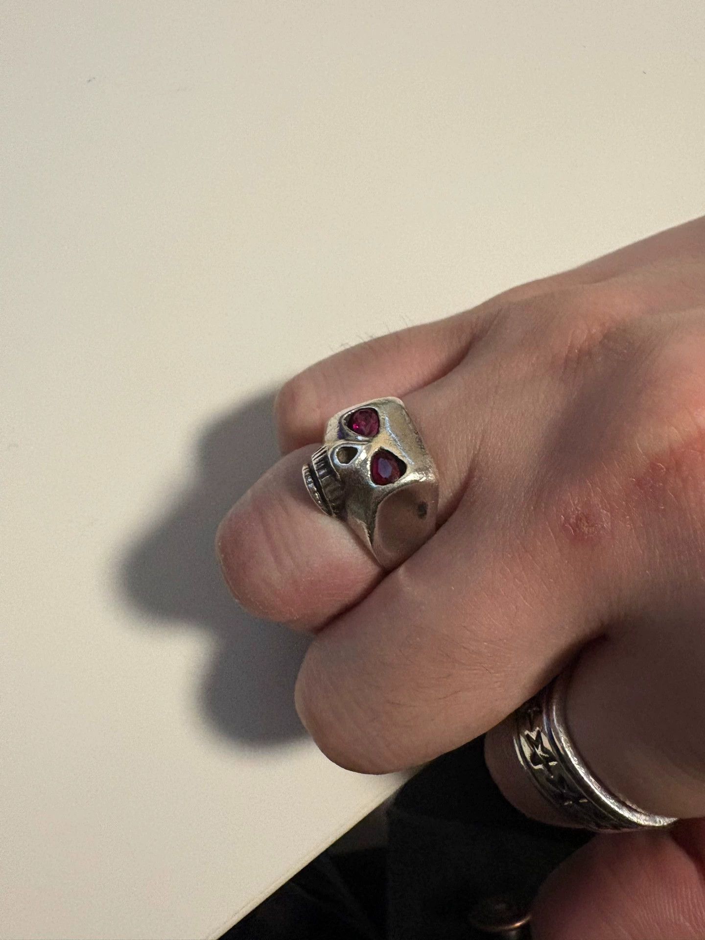 Other FLASH POINT Skull Ruby Ring Johnny Depp 12 JPN 7/10 Size ONE SIZE - 5 Thumbnail