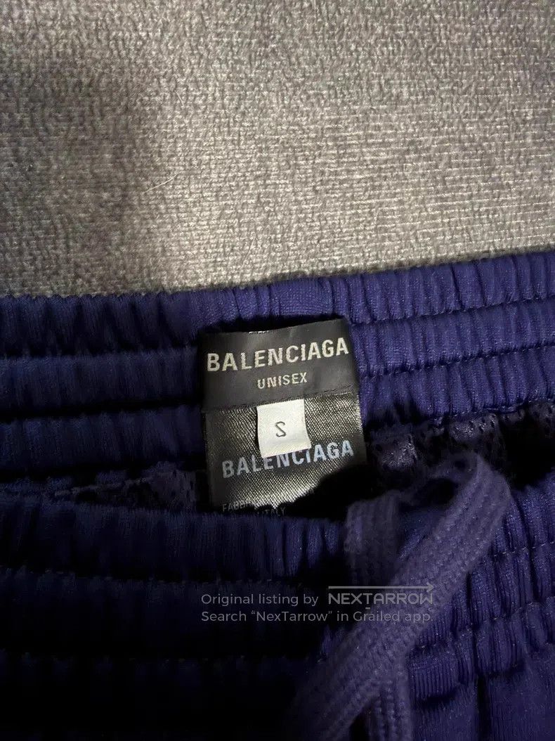 Balenciaga Balenciaga size S Black and Blue Colorblocked Sweatpants Size US 27 - 3 Thumbnail