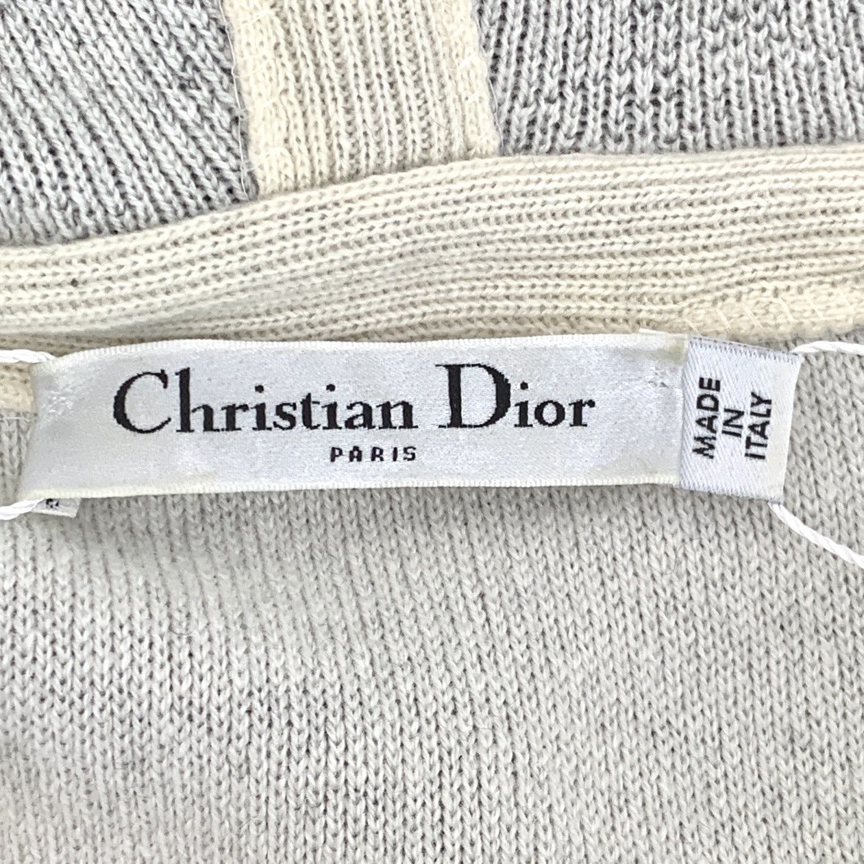 Dior Dior Black Logo Intarsia Cashmere Hooded Sweatshirt K26WX Size XS / US 0-2 / IT 36-38 - 6 Thumbnail
