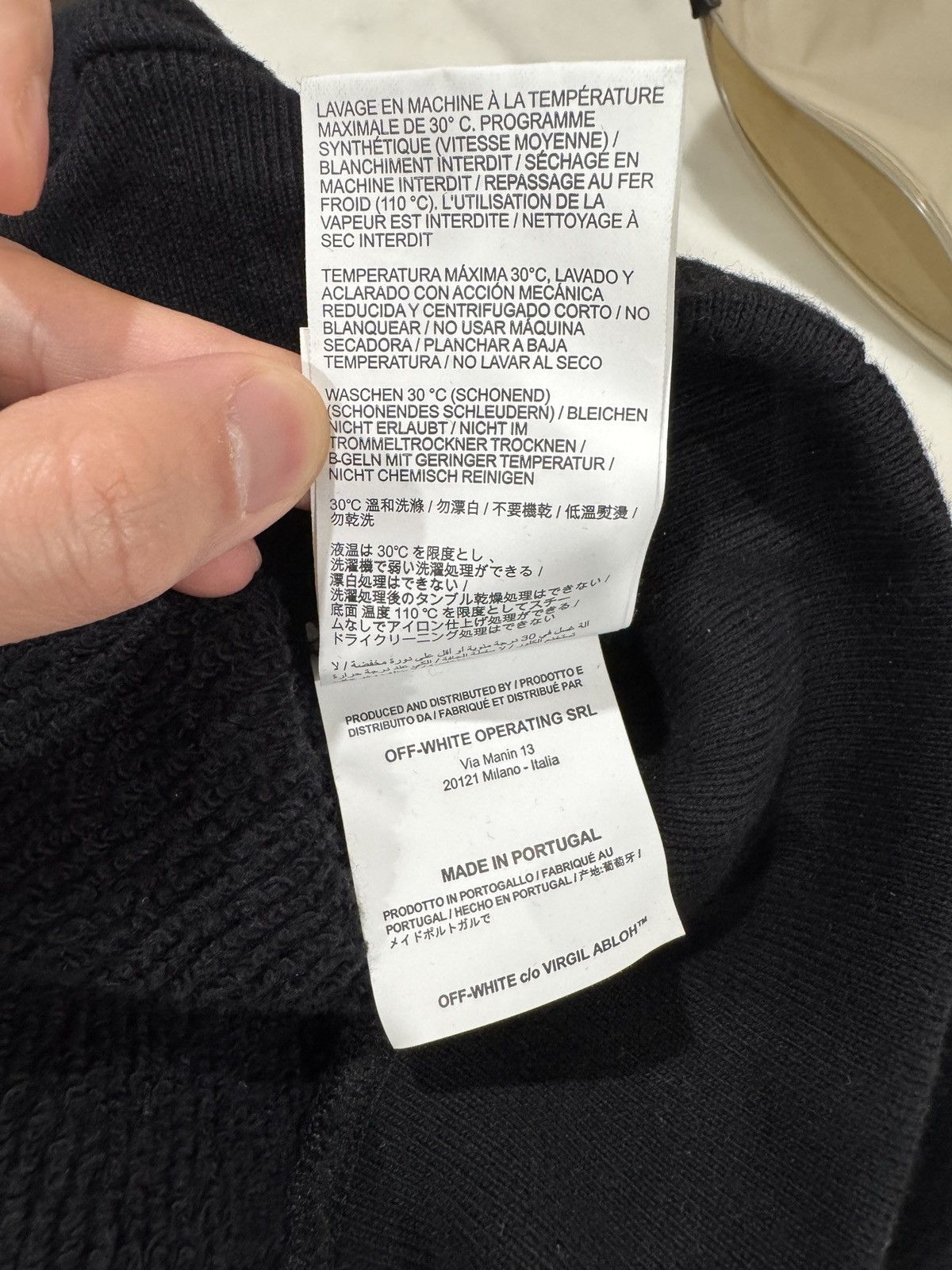 Off-White Off-White Black Oversized Diagonal Skulls Hoodie Size Medium Size US M / EU 48-50 / 2 - 11 Thumbnail