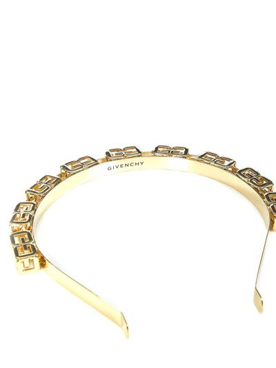 Givenchy o1srvl11e0724 Size: OS / G Cube Monogram Headband in Gold Size ONE SIZE - 2 Thumbnail