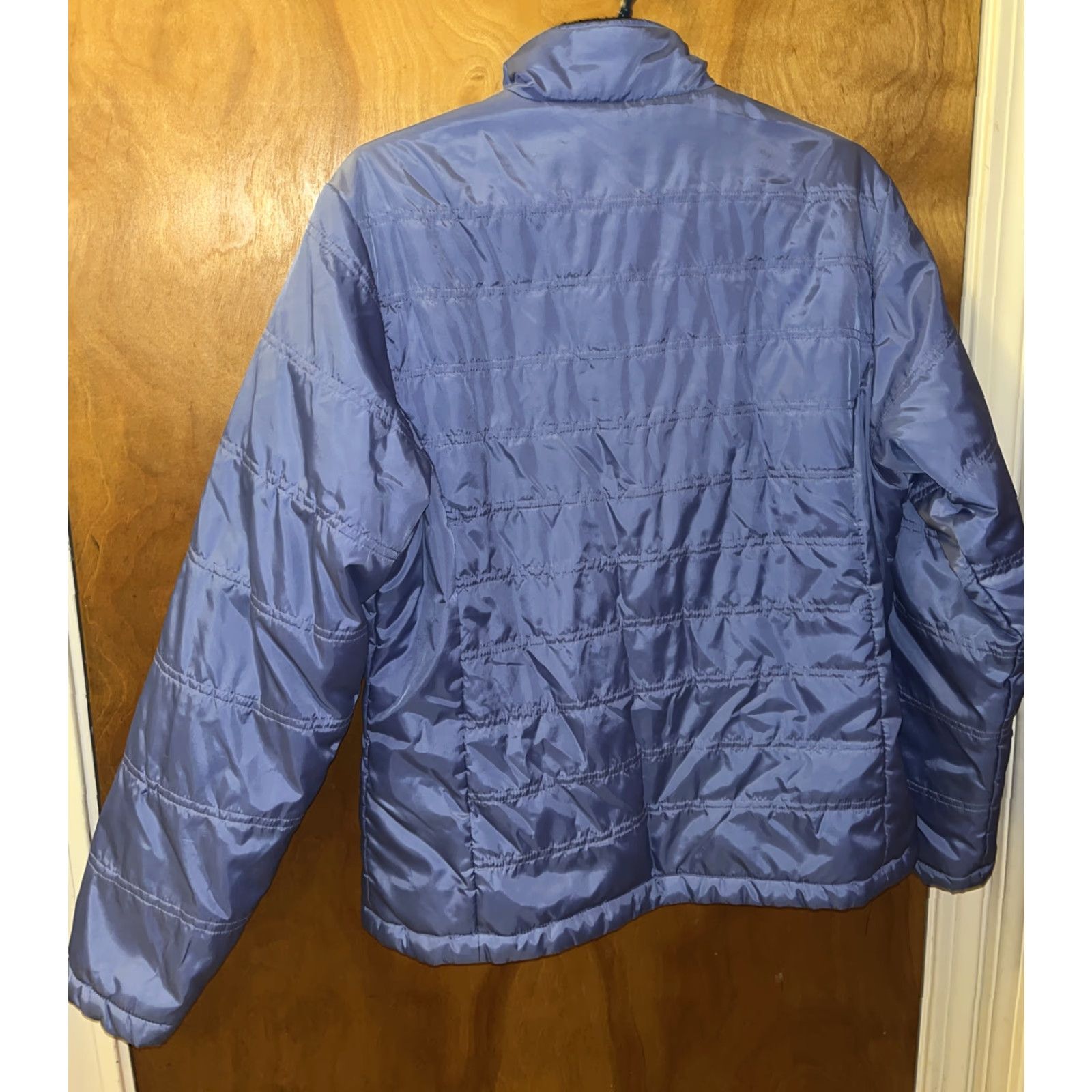 Vintage VINTAGE LL BEAN Women's Jacket Medium Blue Nylon Fleece Lined Outdoor Fall Spring Season Size M / US 6-8 / IT 42-44 - 4 Thumbnail