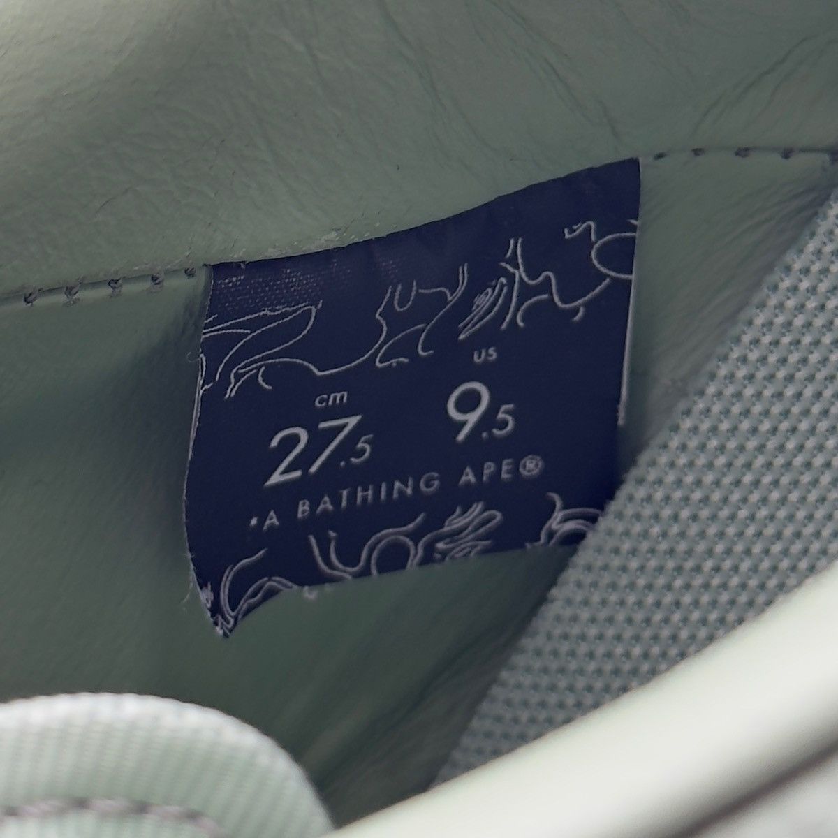 Bape A Bathing Ape Bapesta Green 2023 Size US 9.5 / EU 42-43 - 16 Thumbnail