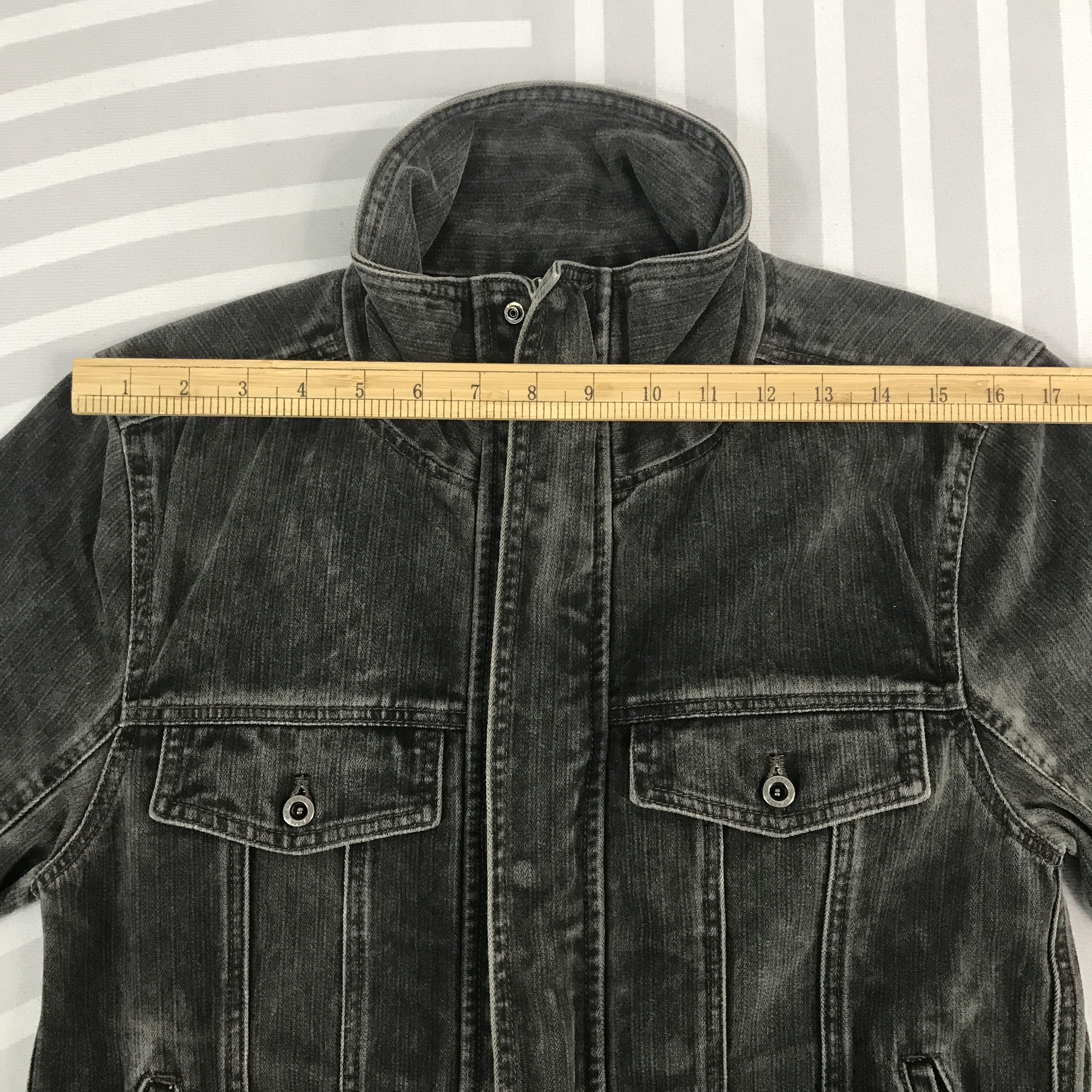 Japanese Brand × L7 Real Hip Vintage L7 Real hip Black Denim punk Jacket Size US M / EU 48-50 / 2 - 5 Thumbnail