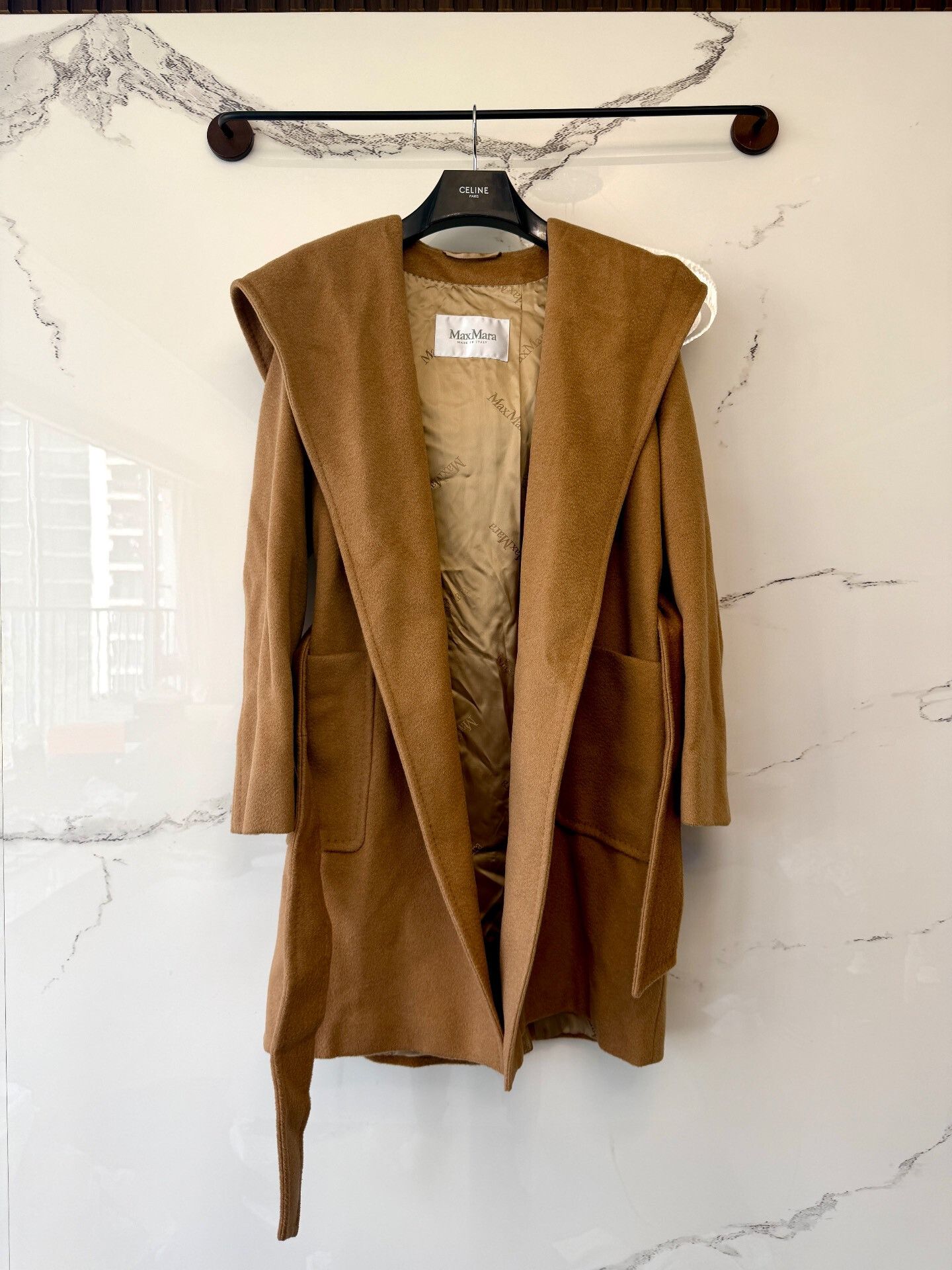 Max Mara maxmara hooded bathrobe coat Size M / US 6-8 / IT 42-44 - 1 Thumbnail