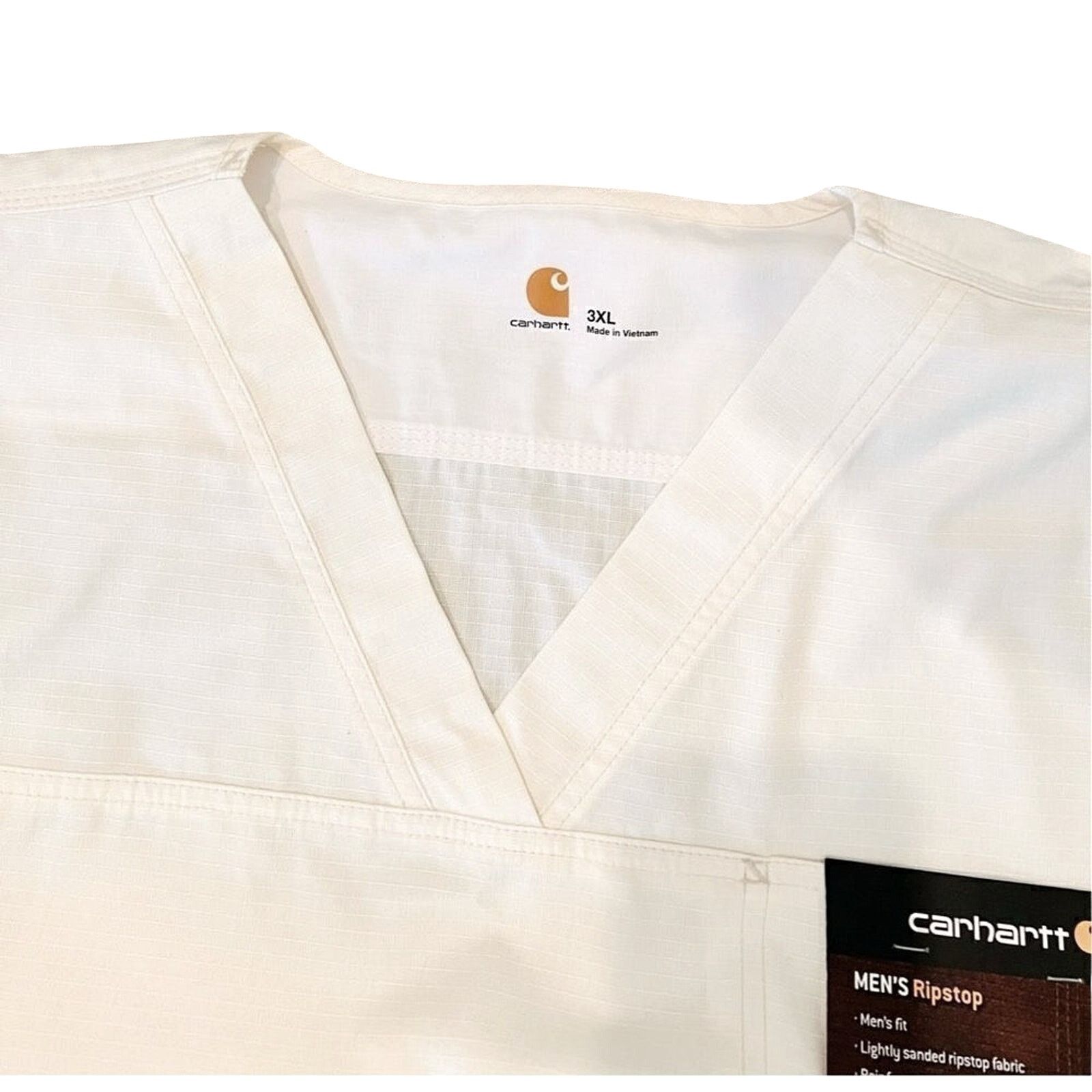 Carhartt Carhartt White Nurse Medical Scrub Top Shirt 3XL NWT Scrubs Size US XL / EU 56 / 4 - 4 Thumbnail