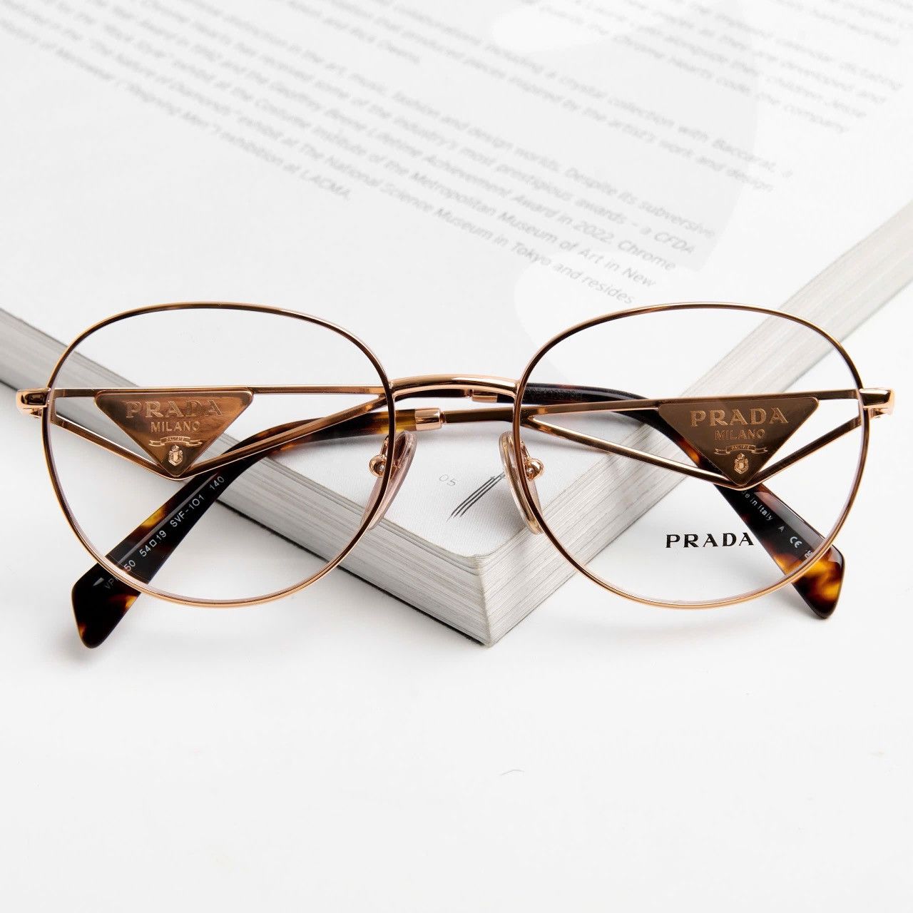 Prada PRADA 0PR A50V SVF1O1 GLASSES Size ONE SIZE - 6 Thumbnail