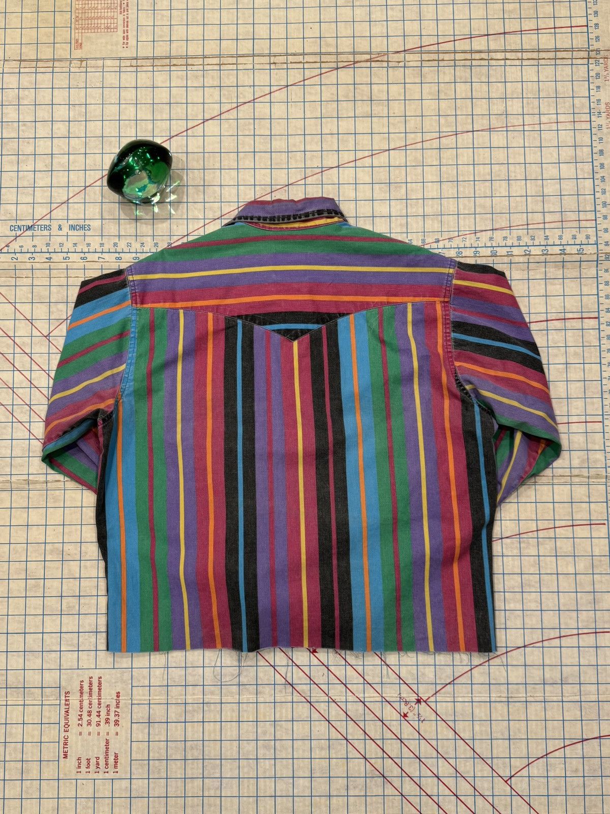 Wrangler Vintage Wrangler Brushpopper Button Up Cropped Size 16-34 Size US L / EU 52-54 / 3 - 7 Thumbnail