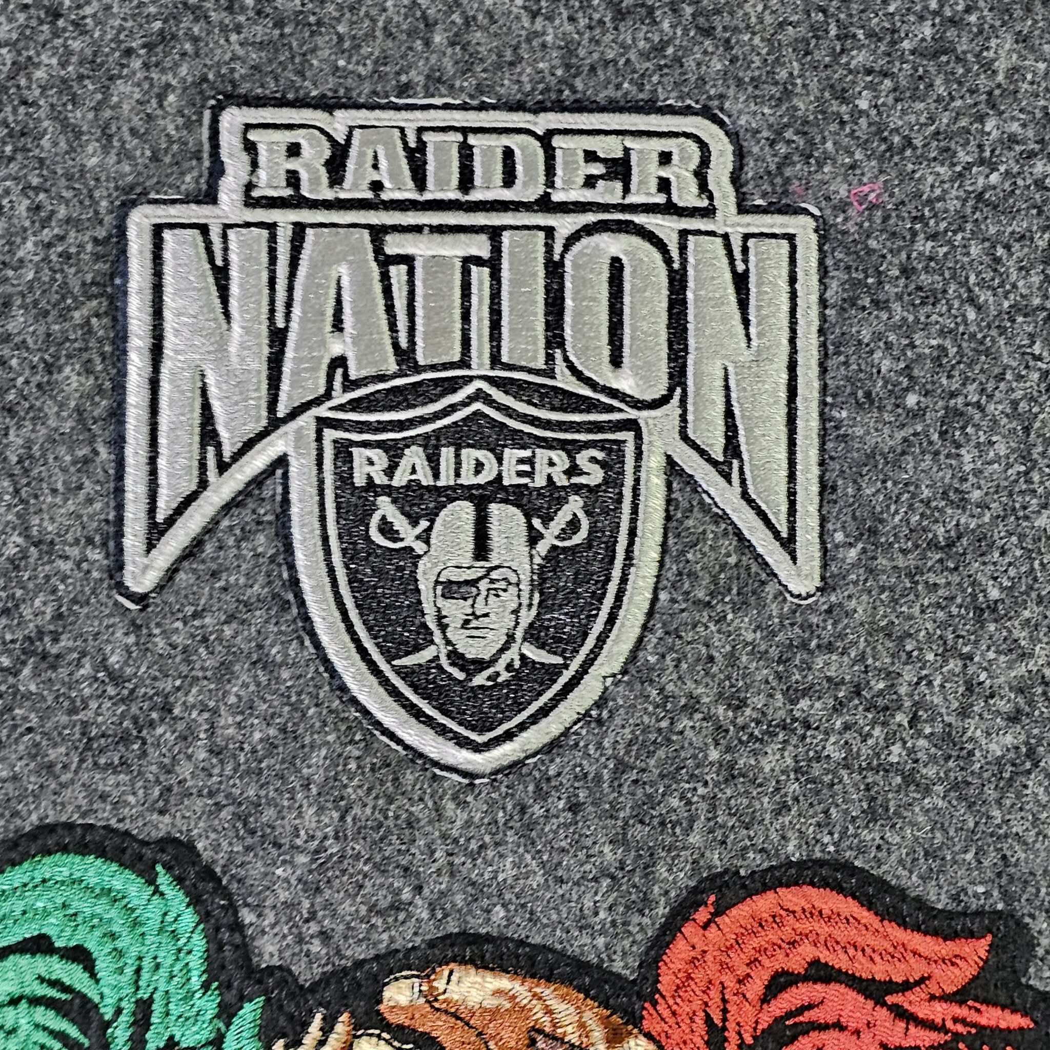 Vintage Mexico Raiders Vintage 90s Customized Varsity Bomber Jacket Size US XL / EU 56 / 4 - 10 Thumbnail