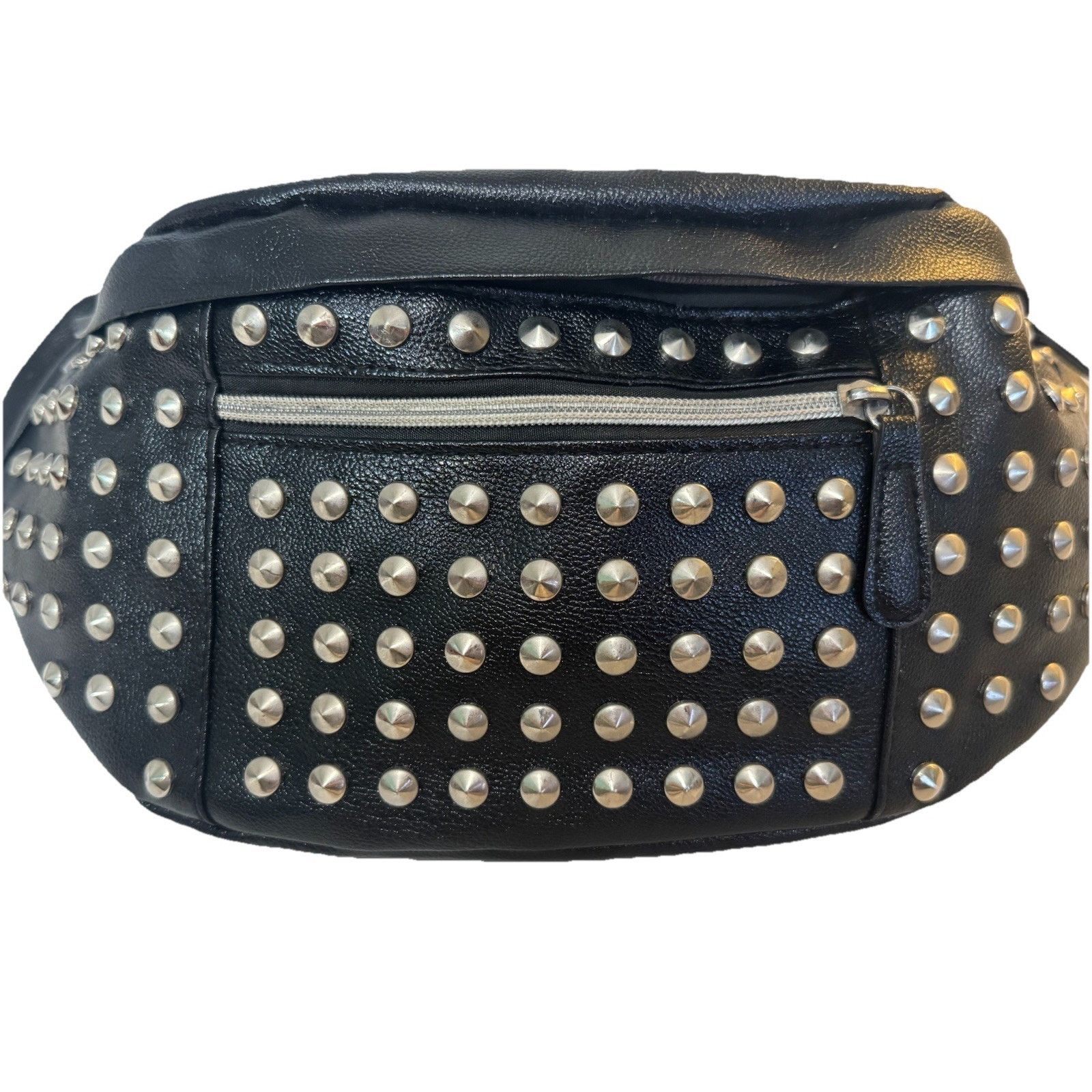 Other Jumbo Spike Studded Crossbody Bag Sling Goth Steampunk Moto Size ONE SIZE - 2 Thumbnail