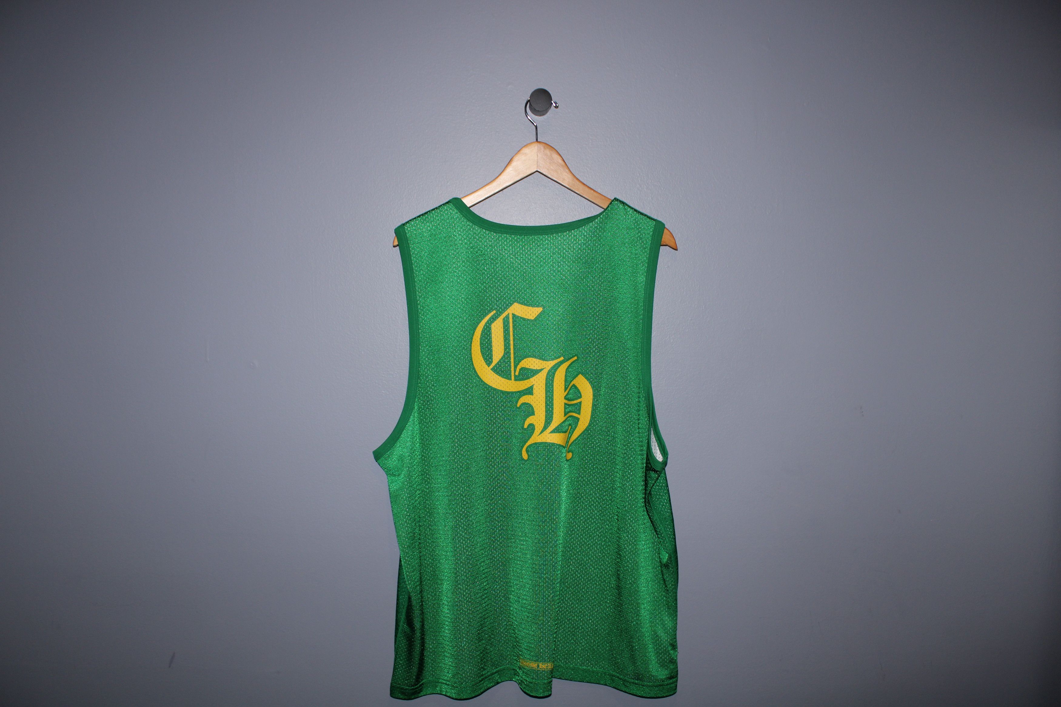 Chrome Hearts CHROME HEARTS MESH GREEN TANK TOP | Grailed
