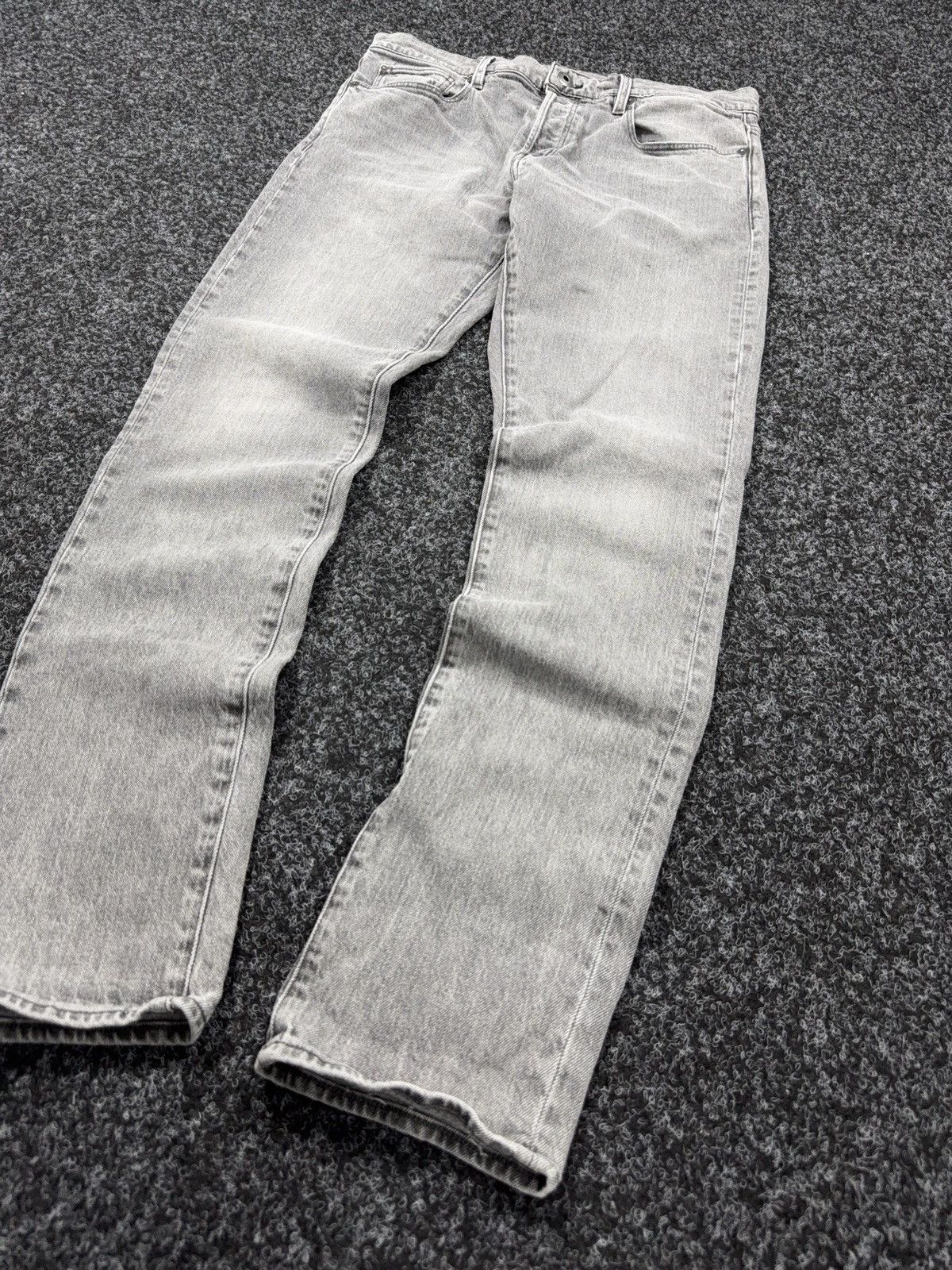 G-Star Y2K G-Star RAW 3301 Slim Faded Grey Denim Jeans W32 L32 Size US 32 / EU 48 - 3 Thumbnail