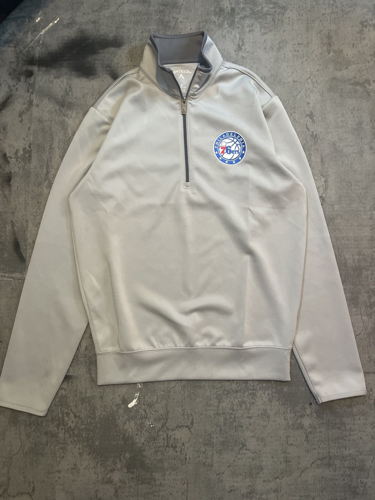 Antigua Antigua Philadelphia 76ers Men’s Leader 1/4 Zip Pullover Size US S / EU 44-46 / 1 - 3 Thumbnail