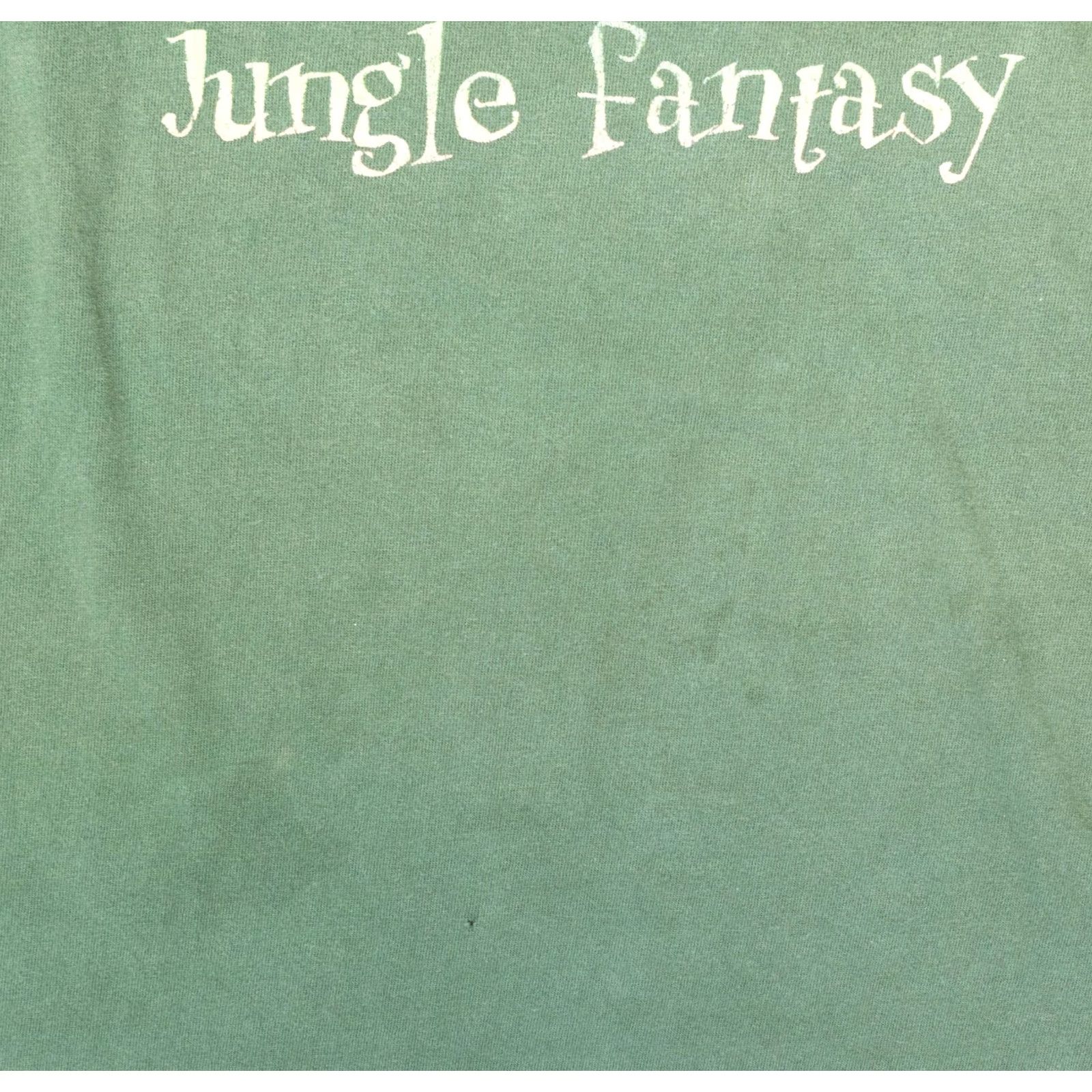 Gildan VINTAGE Gildan T-Shirt Cirque Dreams Jungle Fantasy Shirt Green XL Adults Size US XL / EU 56 / 4 - 7 Thumbnail
