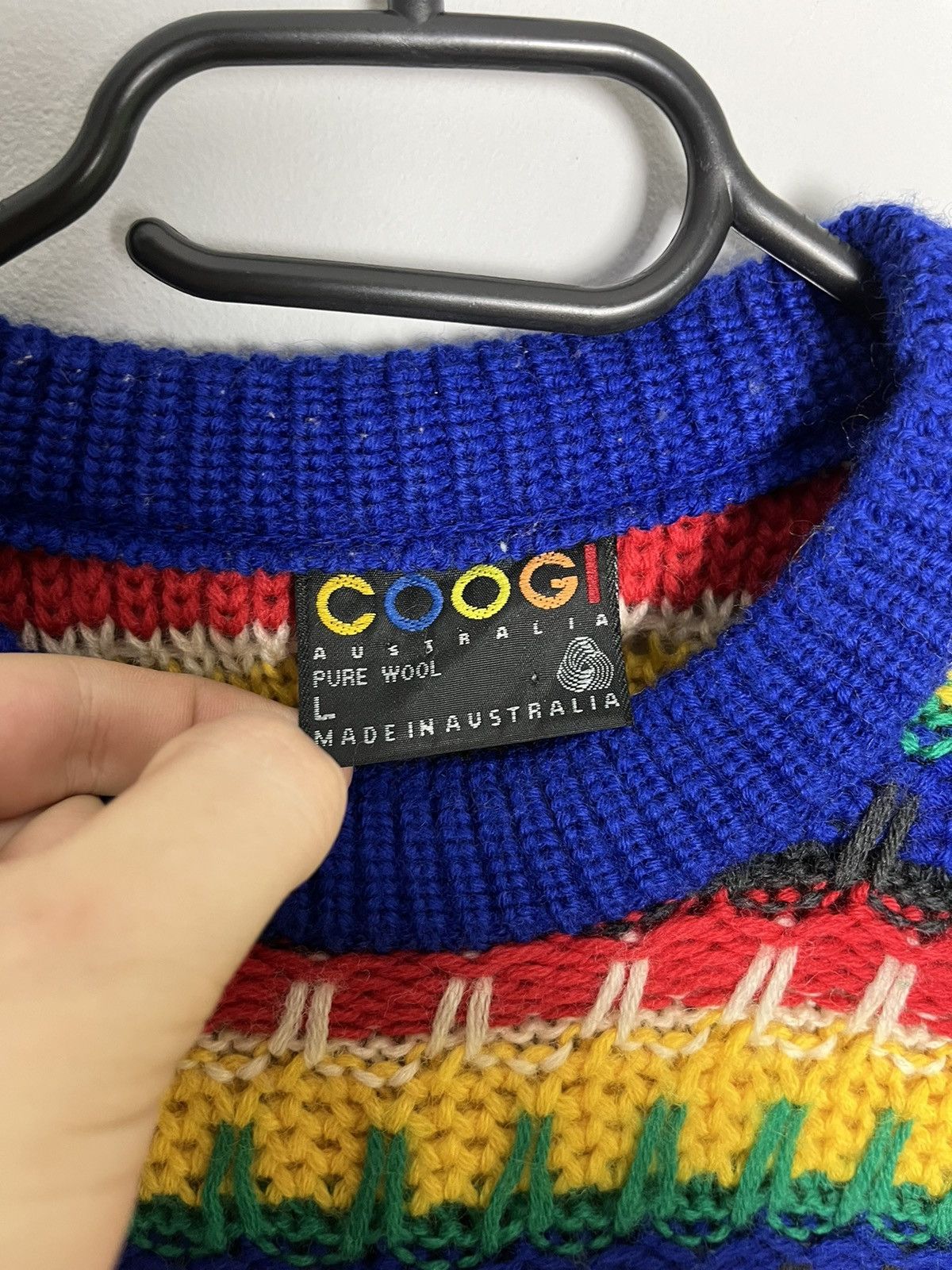 Coogi × Japanese Brand × Vintage Vintage coogi sweater knitwear y2k Size US L / EU 52-54 / 3 - 3 Thumbnail