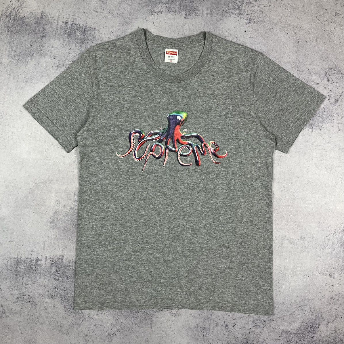 Supreme Supreme rare tentacles big logo tee Size US M / EU 48-50 / 2 - 2 Thumbnail