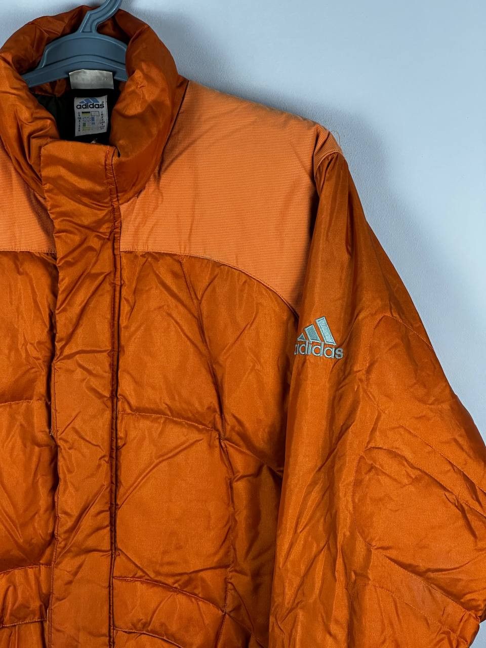 Adidas Adidas Equipment Vintage 1999 Orange Puffer Down Jacket Size US M / EU 48-50 / 2 - 5 Thumbnail