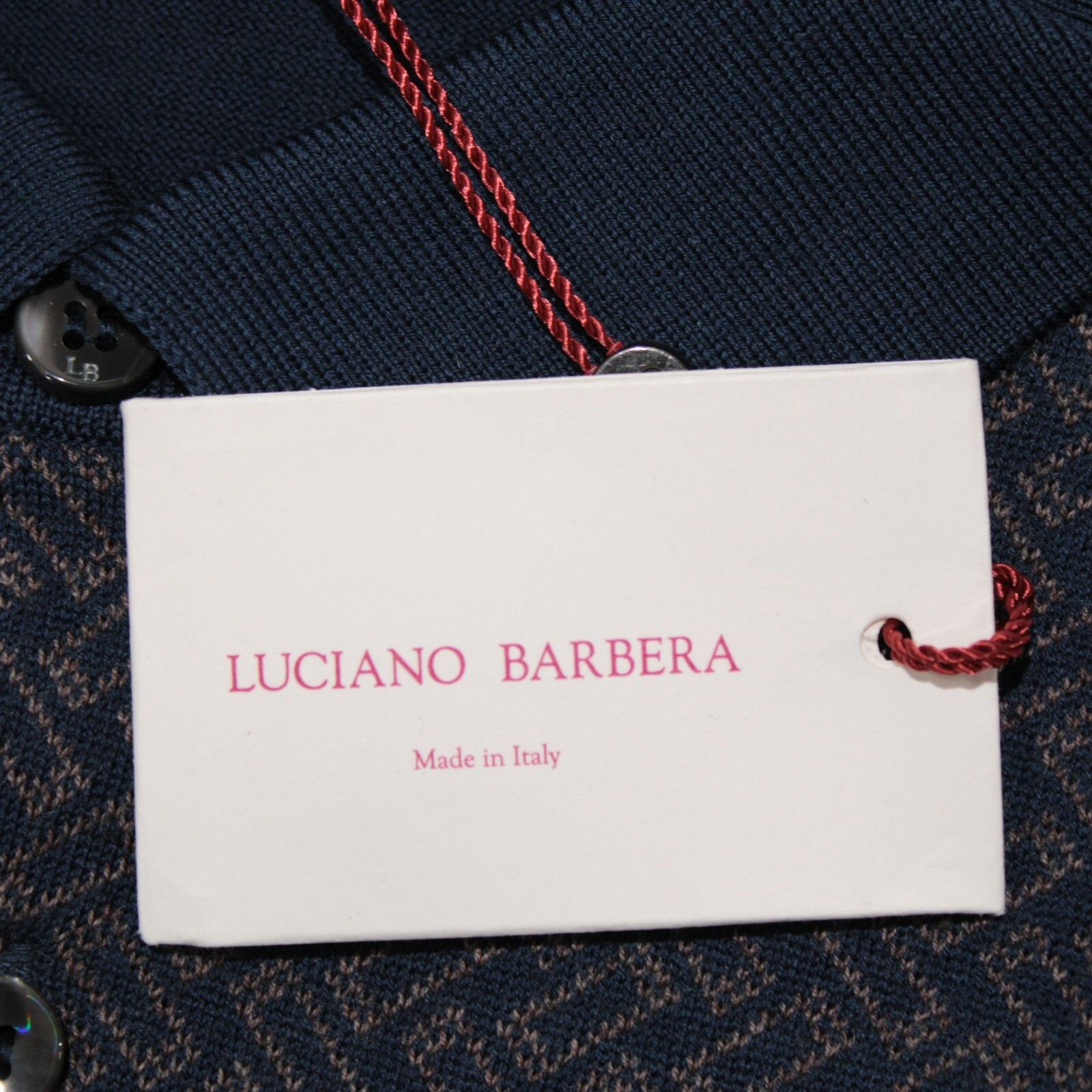 Luciano Barbera Luciano Barbera Sweater Size US M in Blue Size US M / EU 48-50 / 2 - 2 Thumbnail