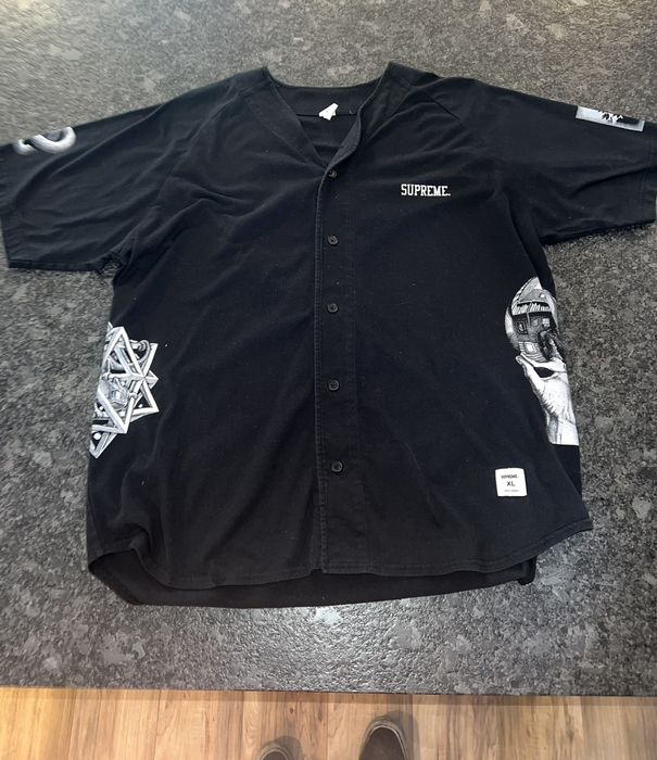 Supreme Supreme MC Escher Baseball Jersey | Grailed