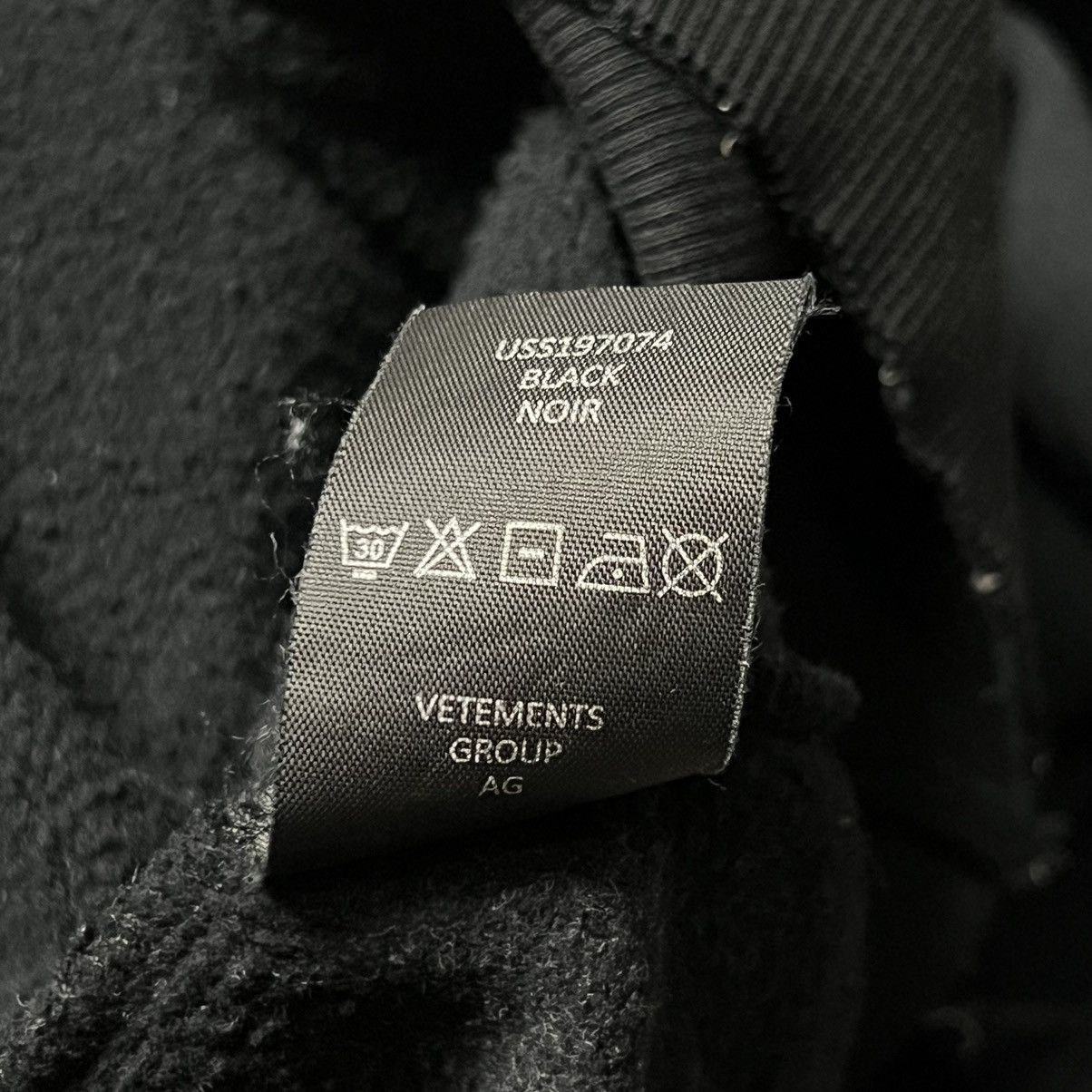 Vetements Vetements Marine Infantry Army Skull Gun Mask hoodie S/S