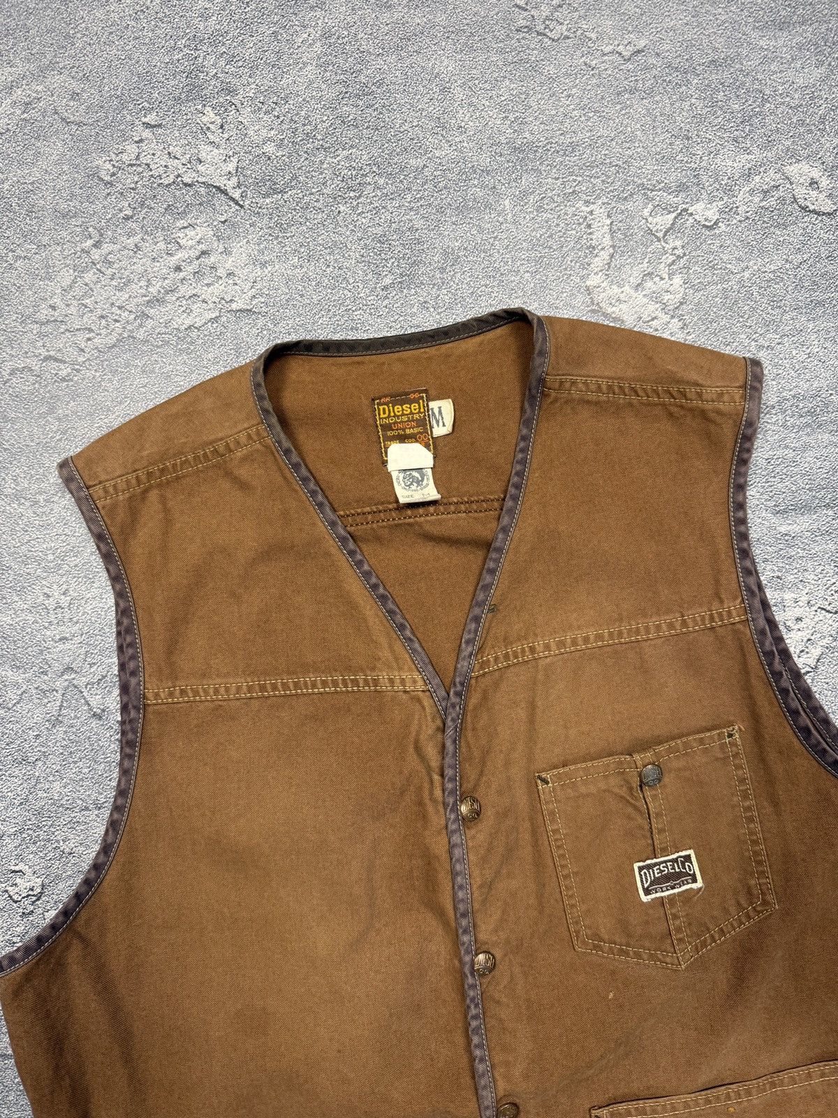Diesel Vintage Archive Diesel Vest Avantgarde Y2k Size US M / EU 48-50 / 2 - 3 Thumbnail
