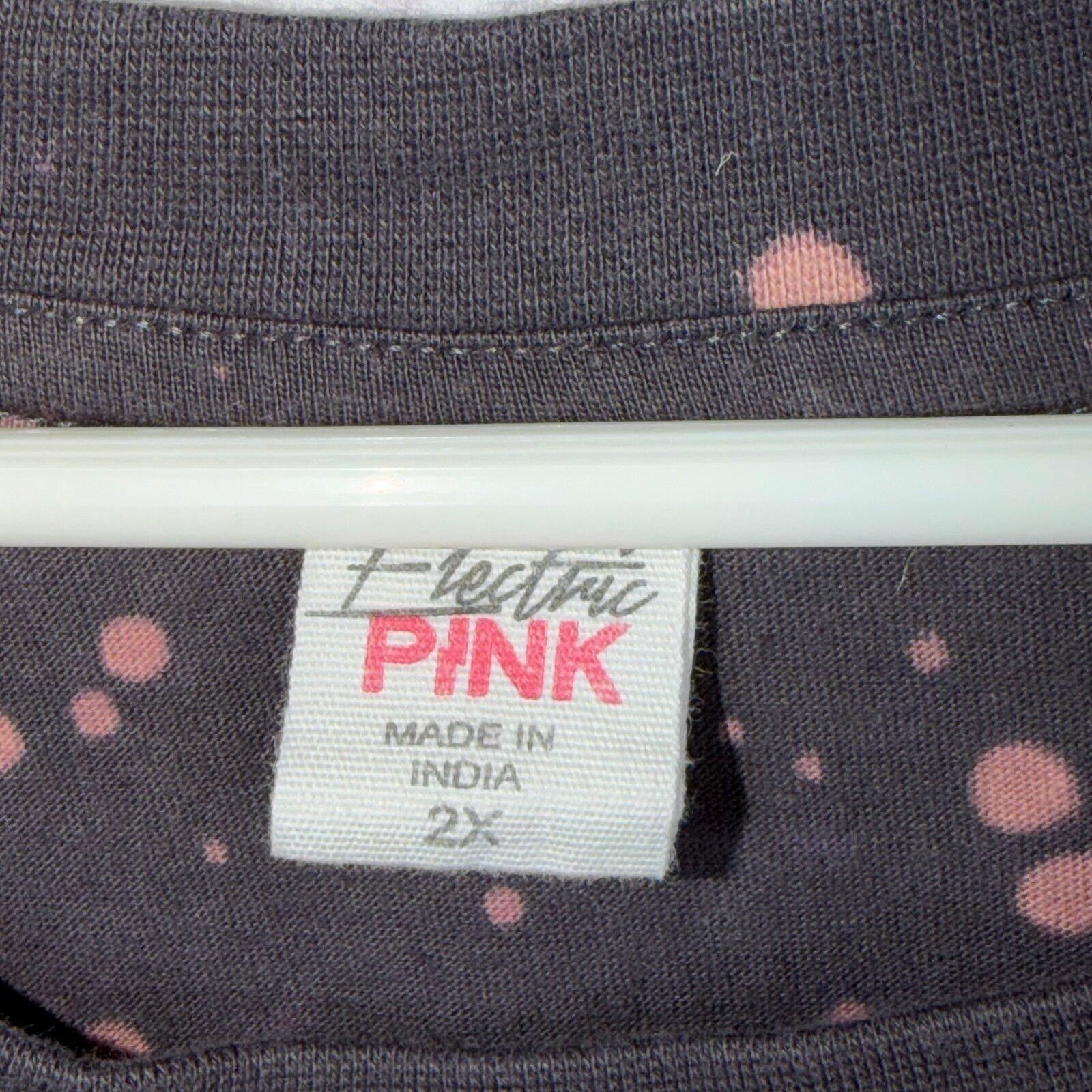 Other Electric Pink Women’s 2X Tshirt Size XXL / US 16-18 / IT 52-54 - 4 Thumbnail