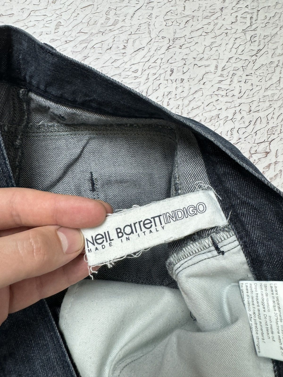 Neil Barrett Neil Barrett Indigo dark straight denim jeans zip pocket Size US 34 / EU 50 - 14 Thumbnail