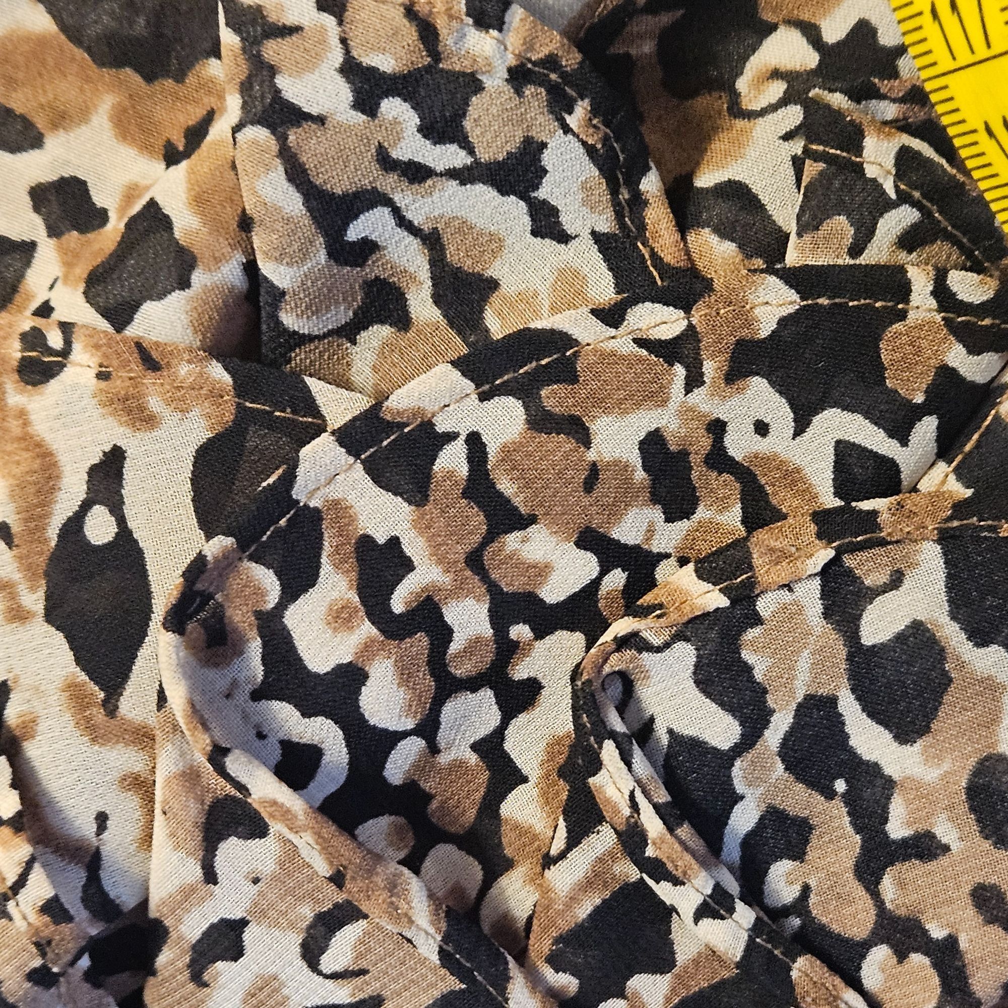 Lauren Ralph Lauren Lauren Ralph Lauren Womens Blouse 16W Animal Print Quiet Lux Size XXL / US 16-18 / IT 52-54 - 5 Thumbnail
