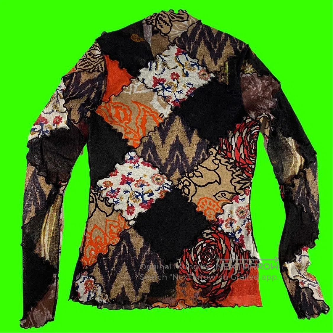 Vivienne Tam Vivienne Tam Mesh Patchwork Top. Size M / US 6-8 / IT 42-44 - 3 Thumbnail