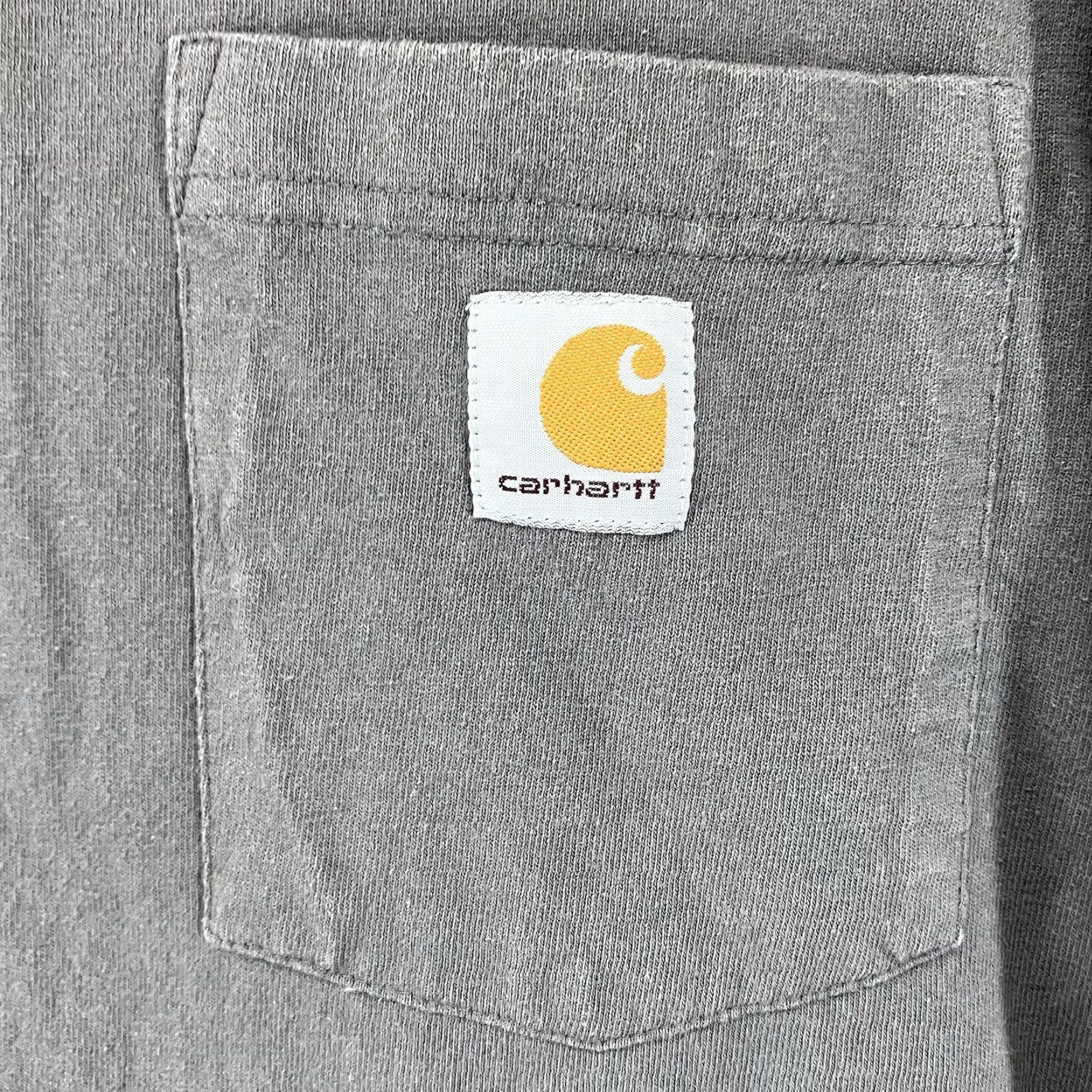 Carhartt Carhartt Mens Gray 2XL Long Sleeve T-Shirt Original Fit All Cotton Crew Neck Pockets Regular Size US XXL / EU 58 / 5 - 4 Thumbnail