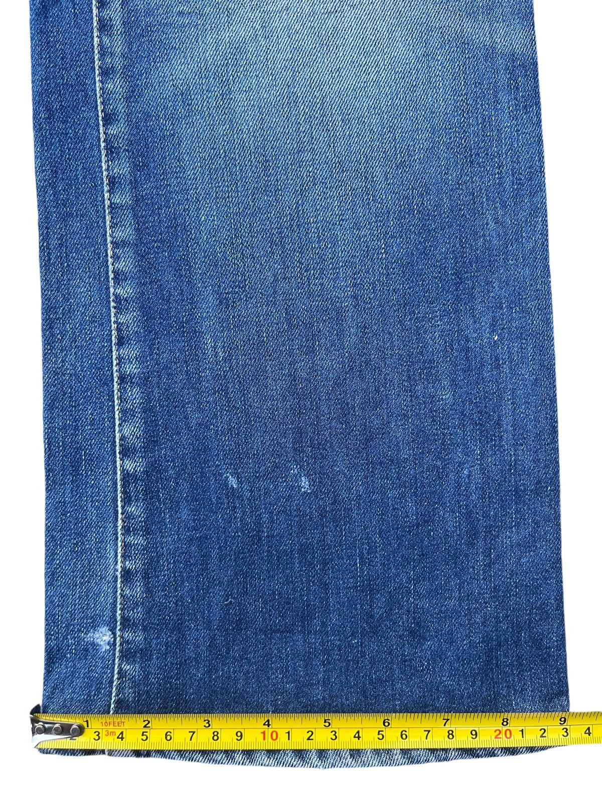 Replay Vintage Made in Italy Reply Blue Washed Mid Rise Flare Jeans Size US 30 / EU 46 - 16 Thumbnail
