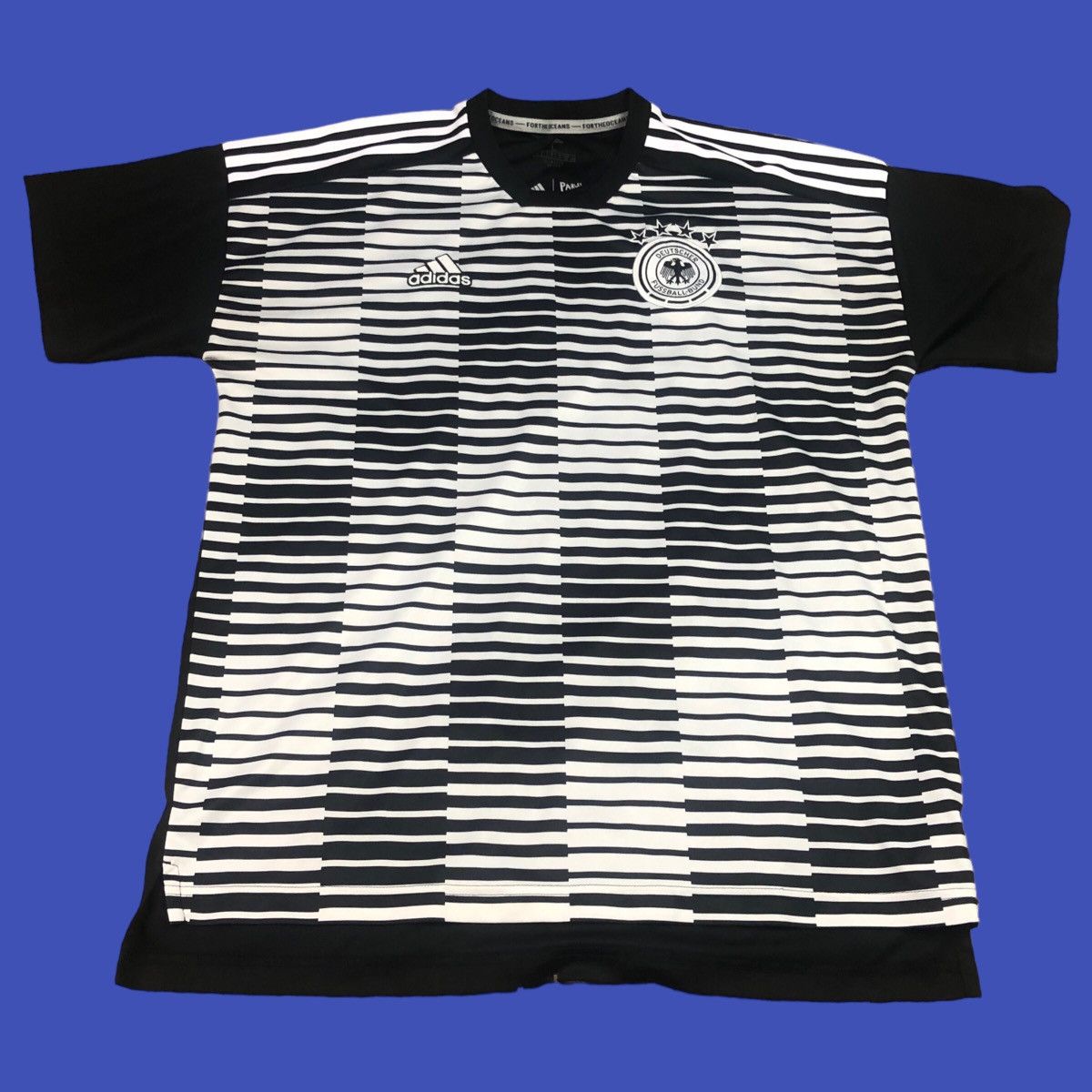 Adidas Adidas Parley 2018-2019 Germany Soccer Jersey Adult Large Size US L / EU 52-54 / 3 - 1 Thumbnail
