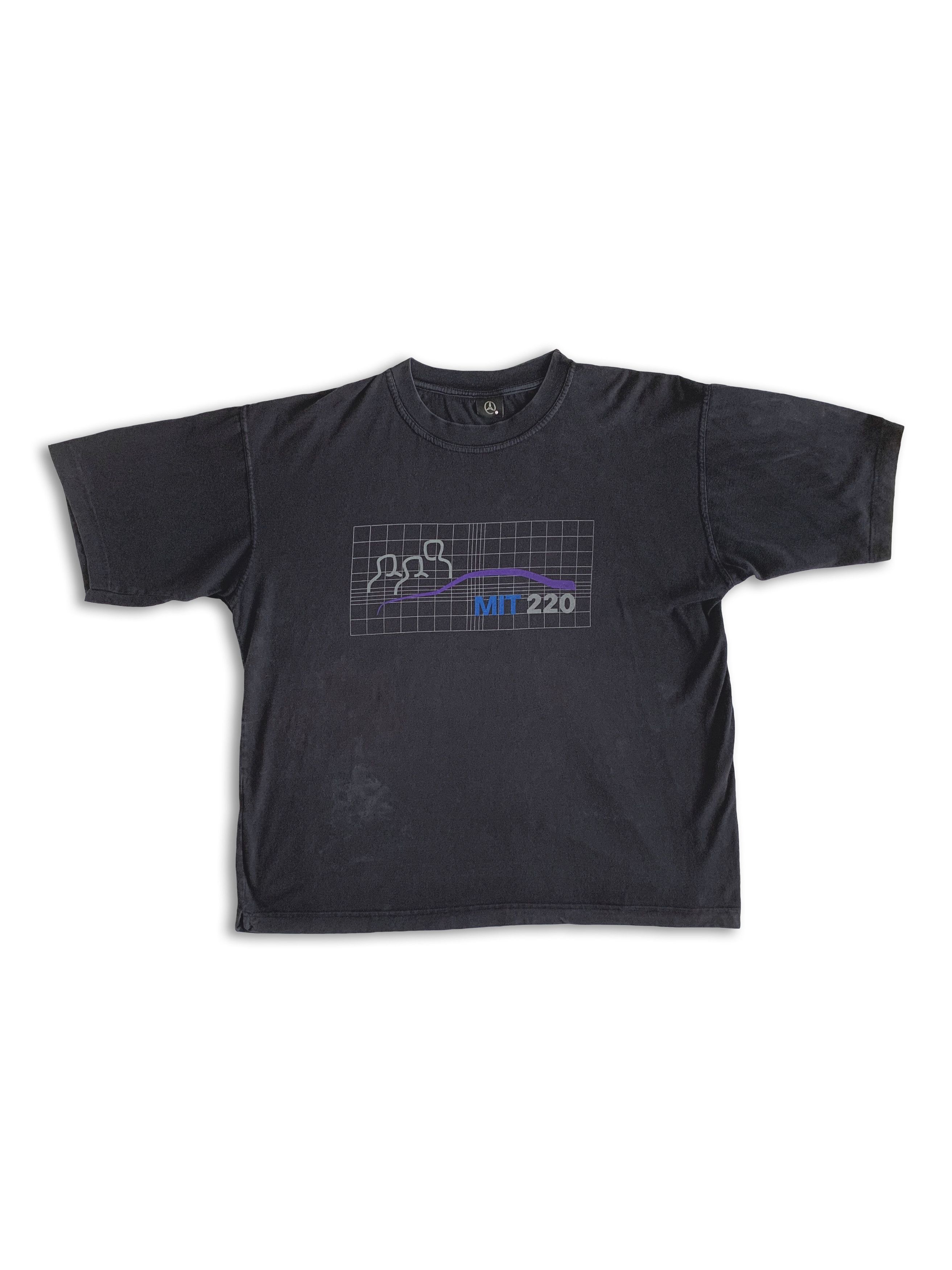 Mercedes-Benz Vintage 90s MERCEDES BENZ MIT 220 T shirt Tee Faded Official Size US XL / EU 56 / 4 - 1 Thumbnail