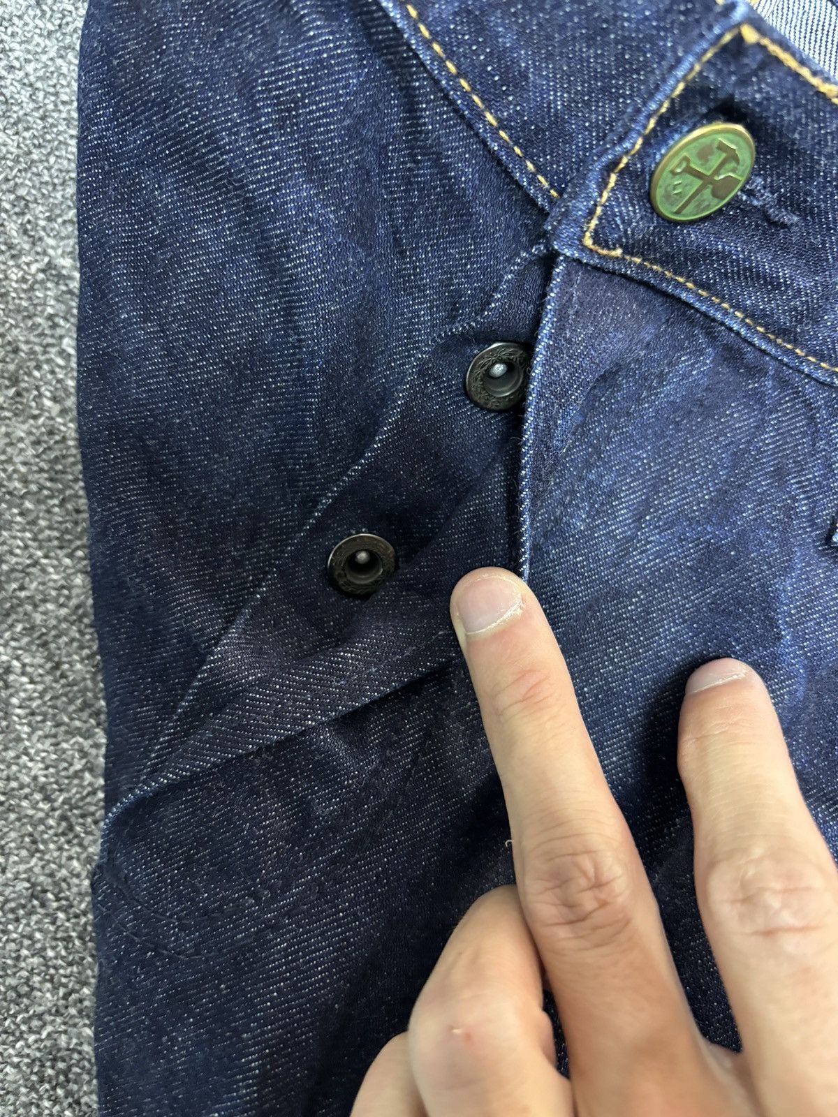 Left Field Nyc × Vintage Left Field NYC American Workwear Greaser Jeans Mens Size 34 Size US 34 / EU 50 - 10 Thumbnail