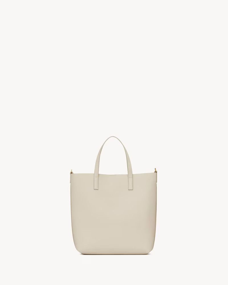 Saint Laurent Paris o1b1hav110924 Size: OS / Toy Shopping Leather Tote Bag White Size ONE SIZE - 2 Thumbnail