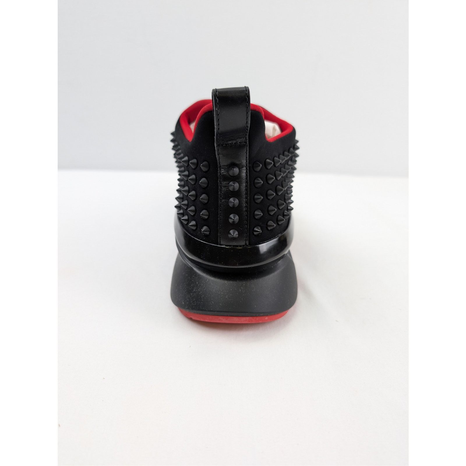 Christian Louboutin o1rshd1 Spike Sock Flat Shoe Boots Sneakers in Black Size US 12 / EU 45 - 17 Thumbnail