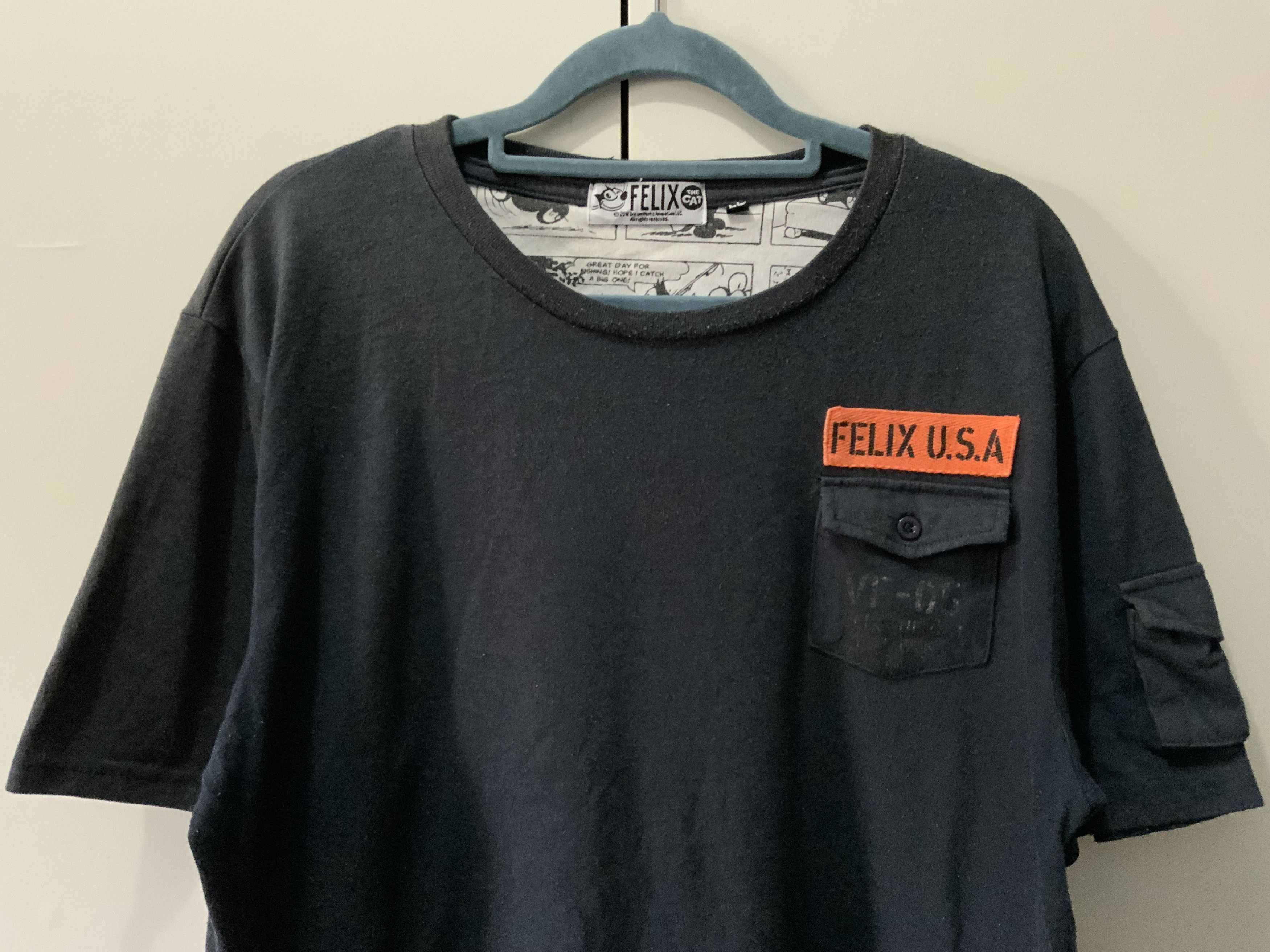 Cartoon Network Felix and The Cat USA Single Pocket Tee Size US L / EU 52-54 / 3 - 3 Thumbnail