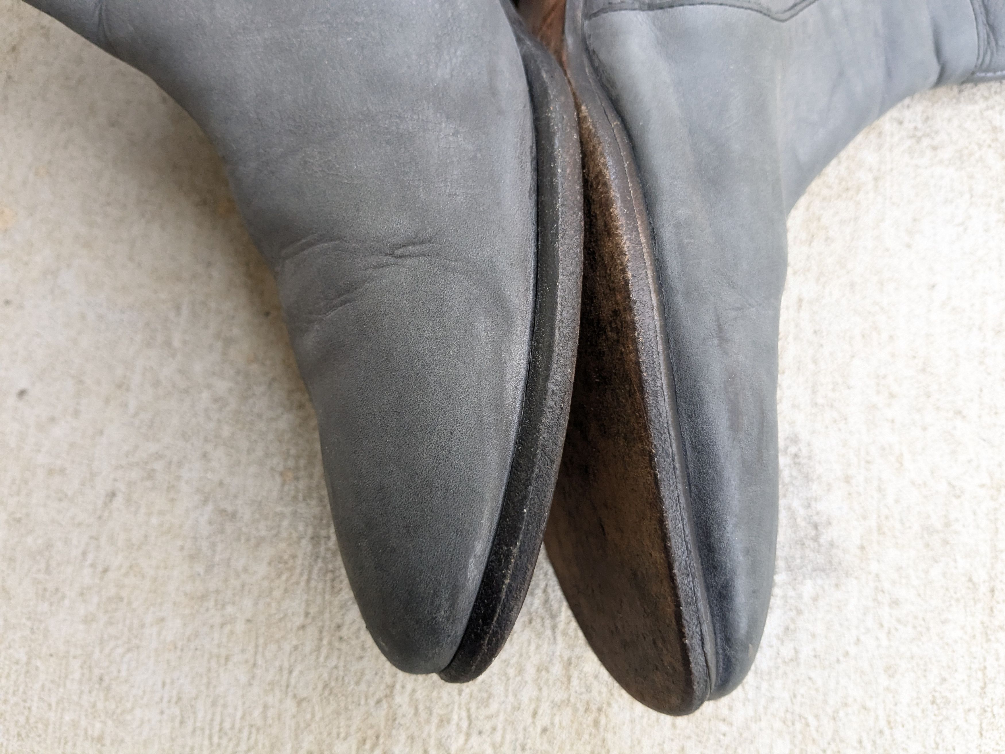 H&M × Maison Margiela Maison Margiela x H&M Boots Side Zip Black 10 43 Leather Size US 10 / EU 43 - 9 Thumbnail