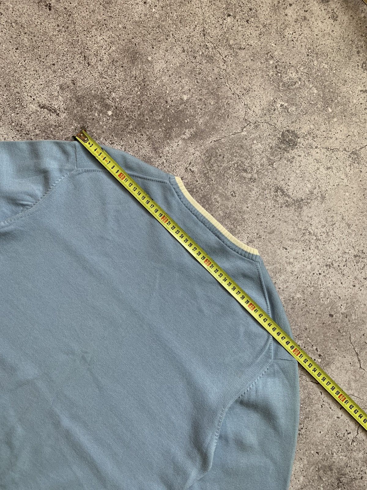 Vintage × Yves Saint Laurent Yves Saint Lauren Knit Sweater Big Logo Baggy Long Sleeve Size US L / EU 52-54 / 3 - 10 Thumbnail