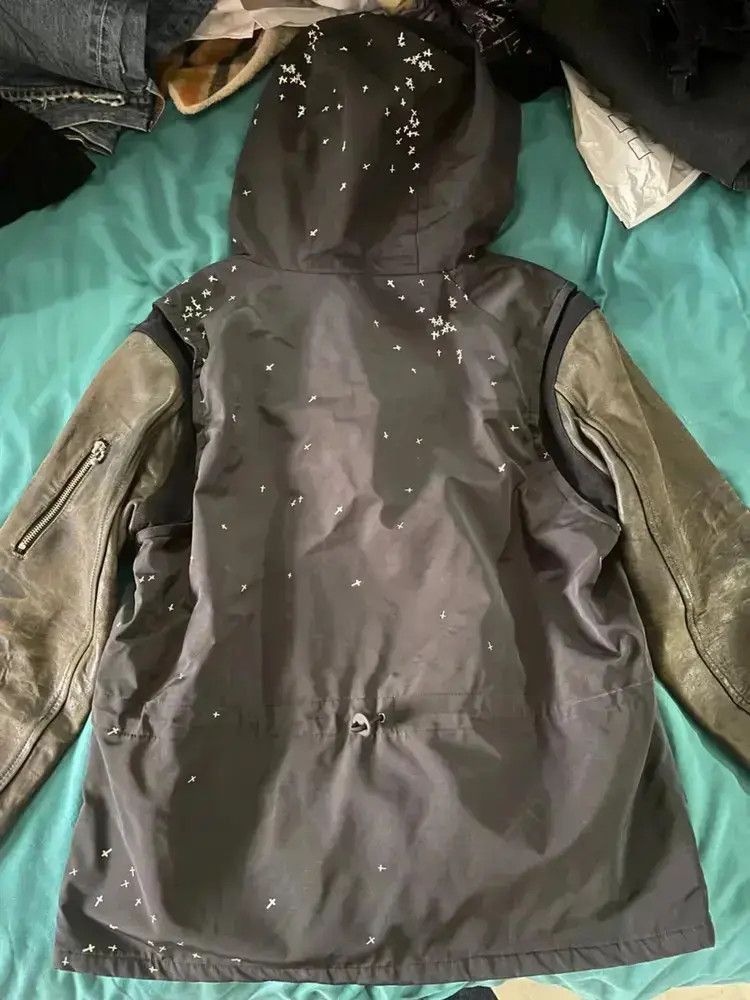 Undercover Sz 2 Undercover 02AW Leather Sleeves Mountain Jacket Size US M / EU 48-50 / 2 - 2 Thumbnail
