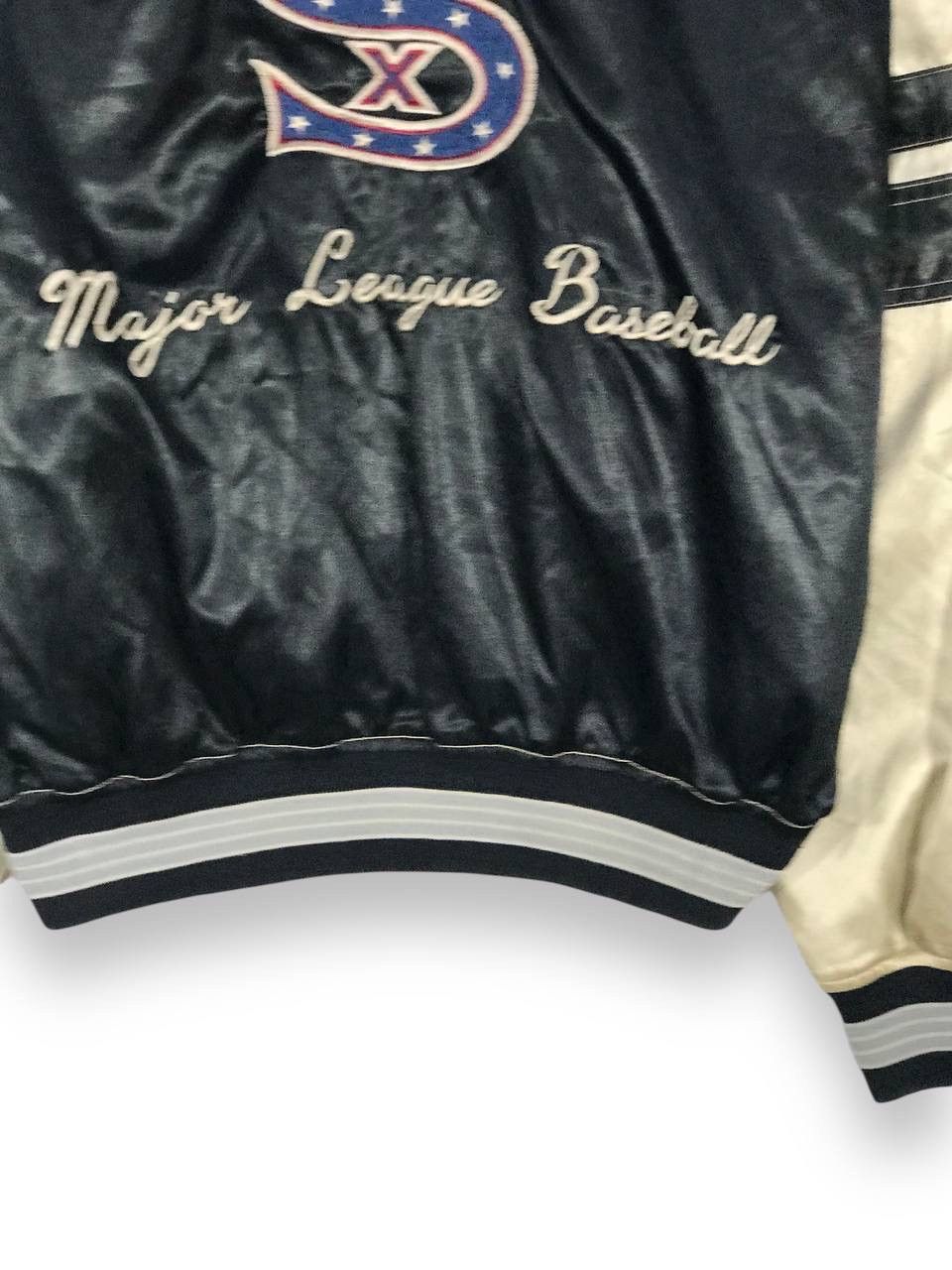 MLB vintage 90s chicago white sox major league baseball jacket Size US L / EU 52-54 / 3 - 9 Thumbnail