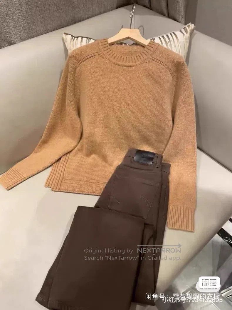 Loro Piana Loro Piana Limited Edition Saddle Shoulder Cashmere Sweate Size L / US 10 / IT 46 - 7 Thumbnail